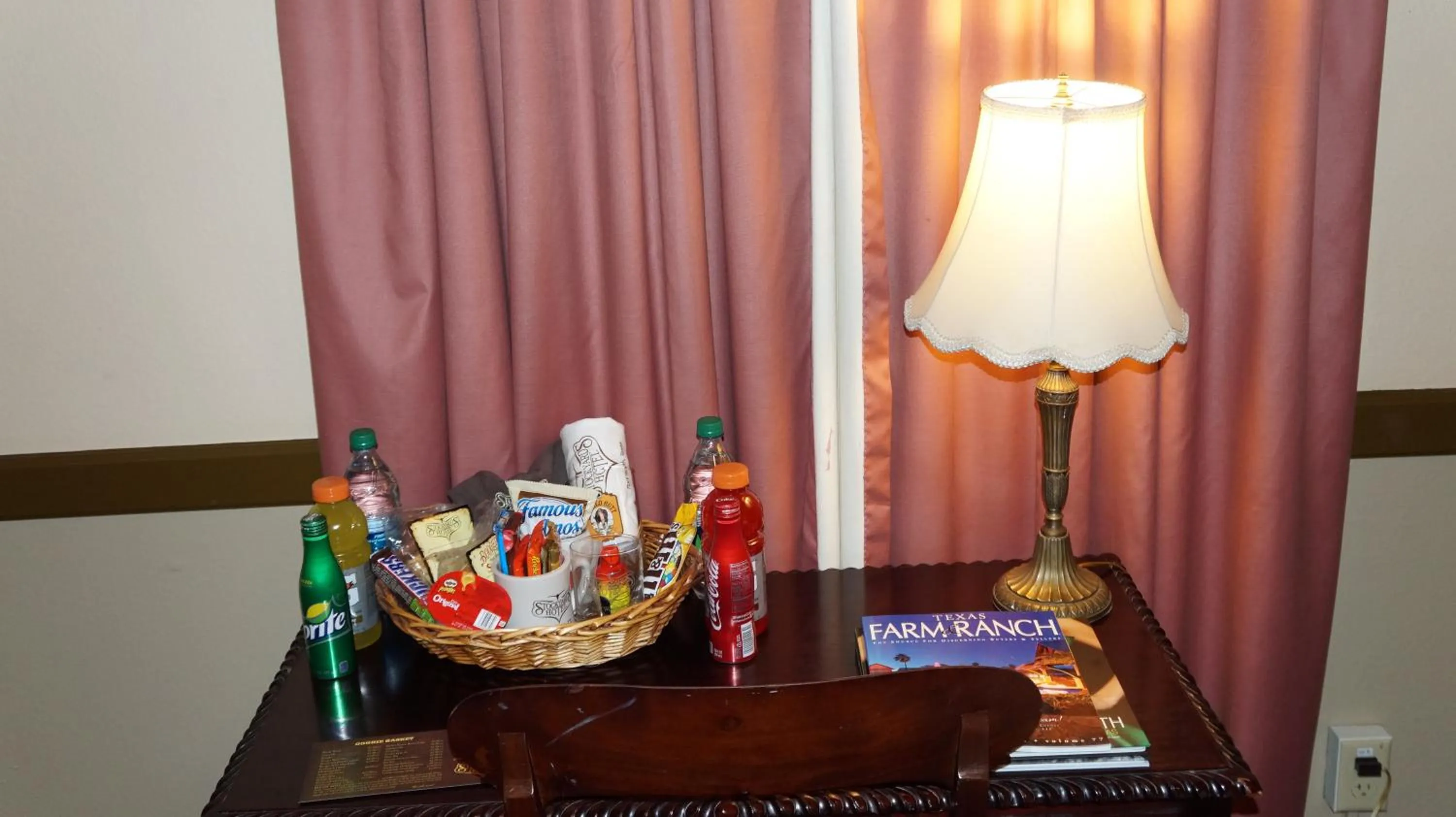 Seating area in Stockyards Hotel