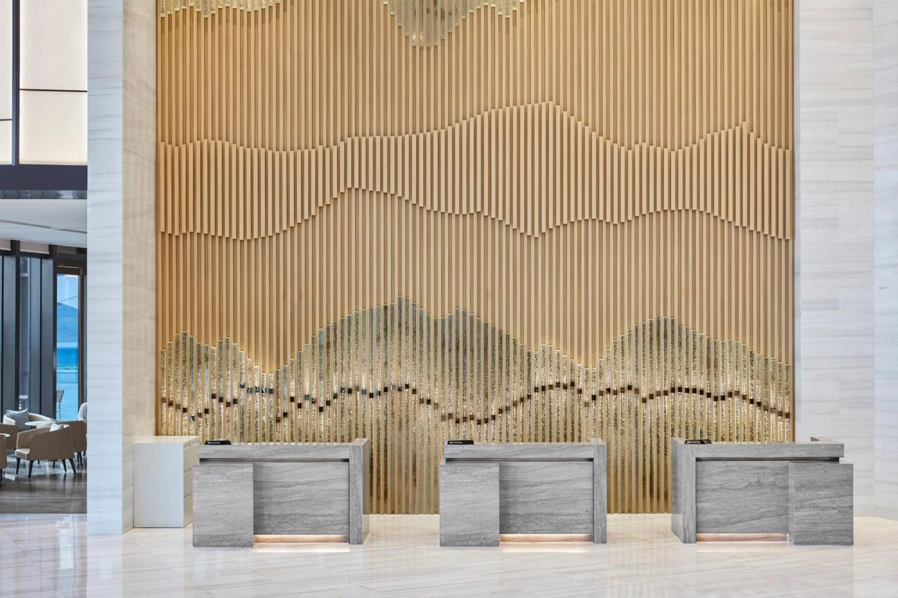 Lobby or reception in Courtyard by Marriott Shanghai Songjiang