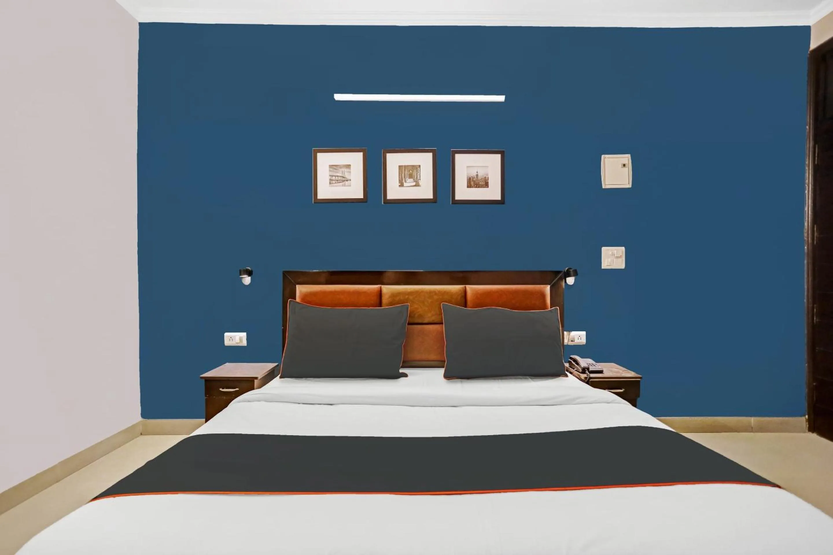 Bedroom, Bed in Super Collection O Agniv Residency Near Saket Metro