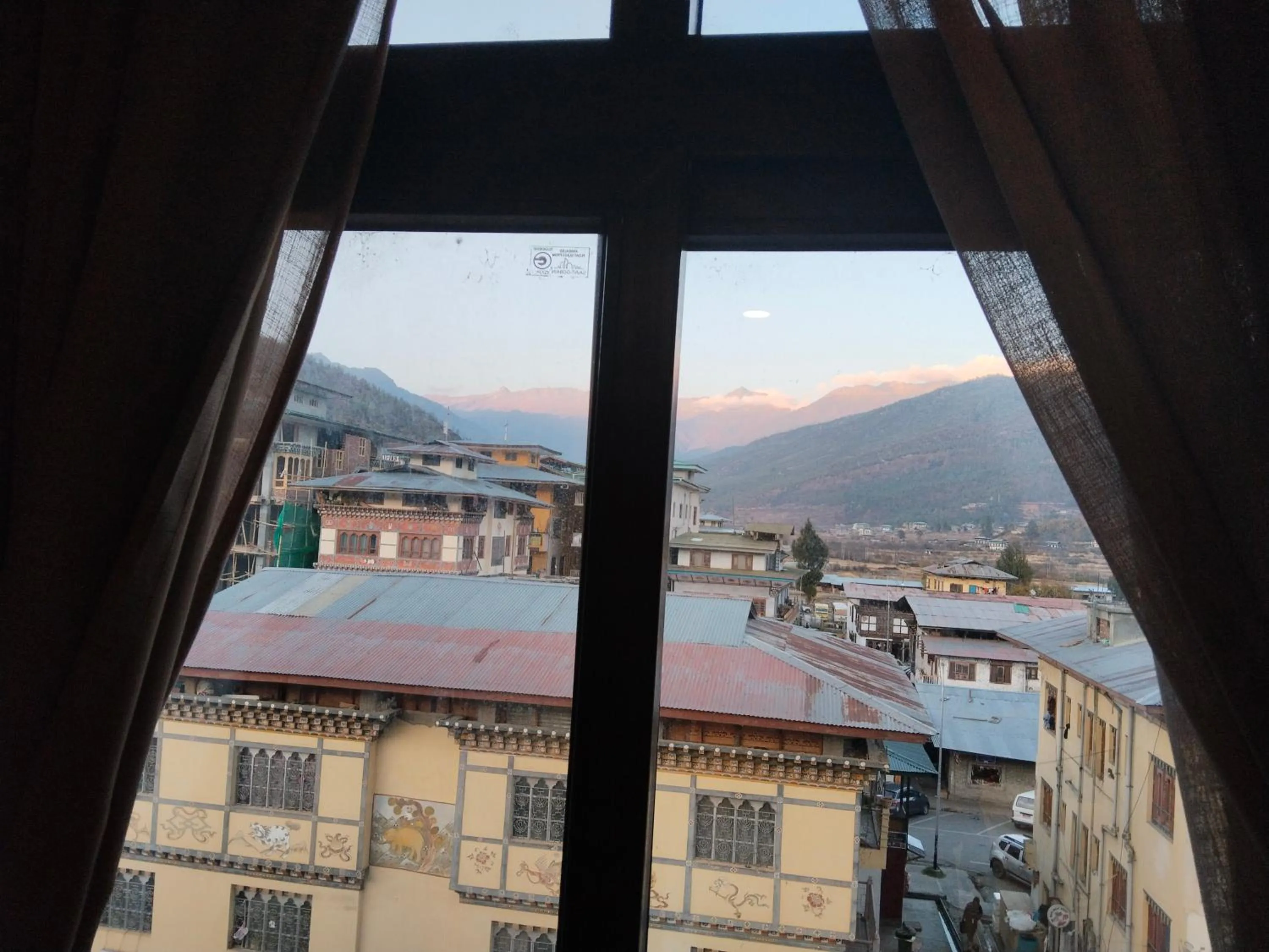 Mountain view in Nirvana Inn