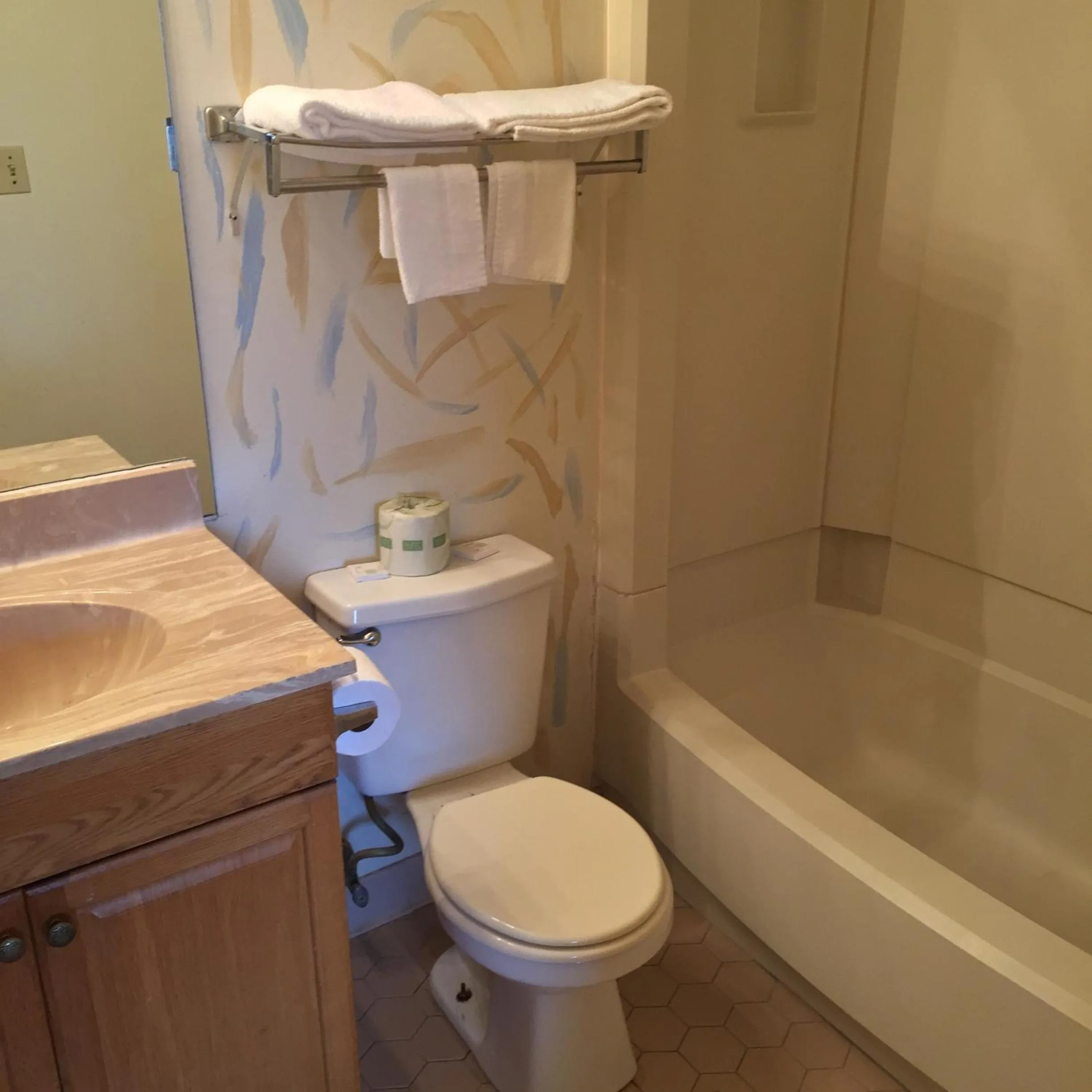 Bathroom in MacThrift Motor Inn