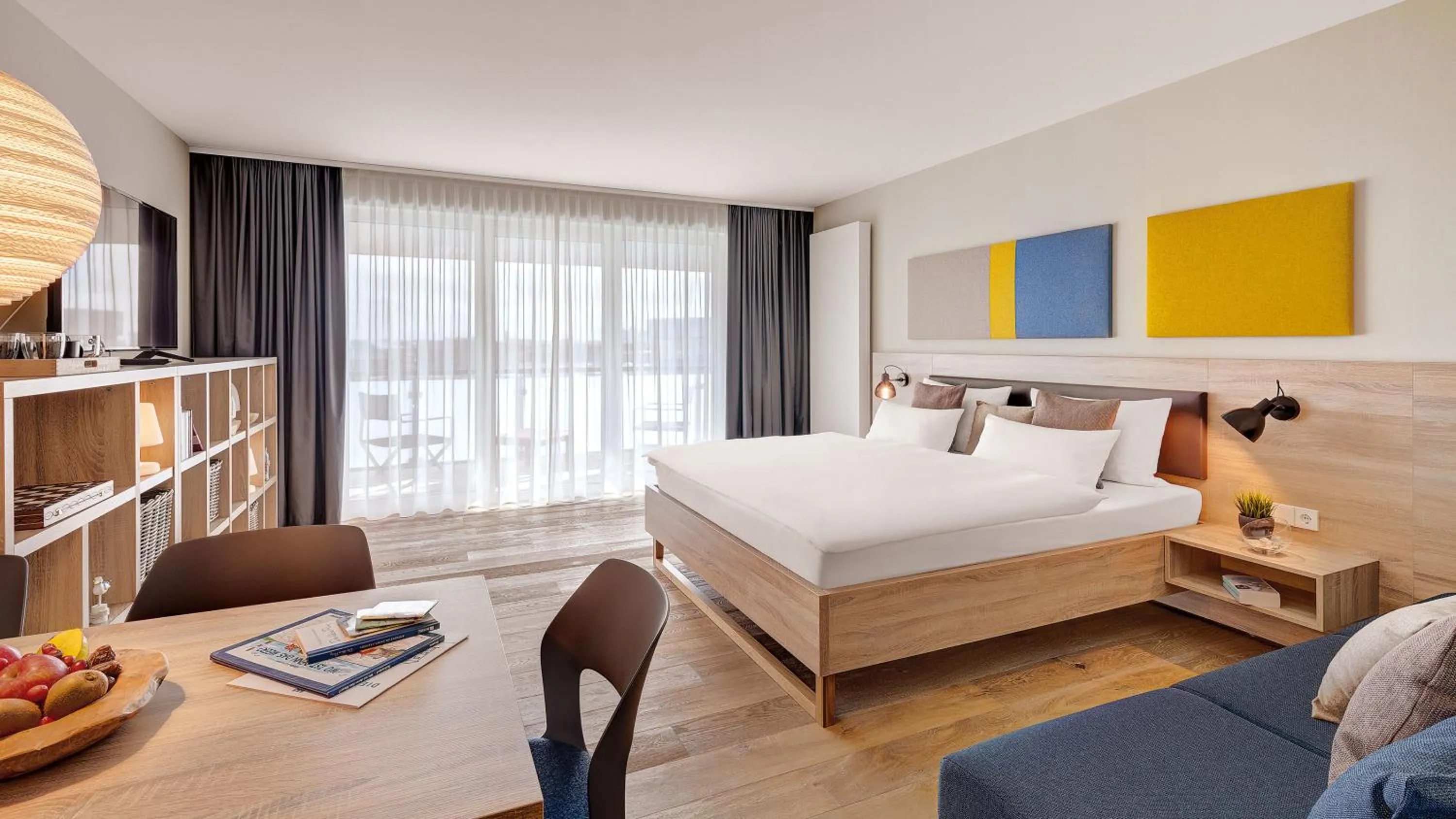 Family, Bed in Die Sandburg