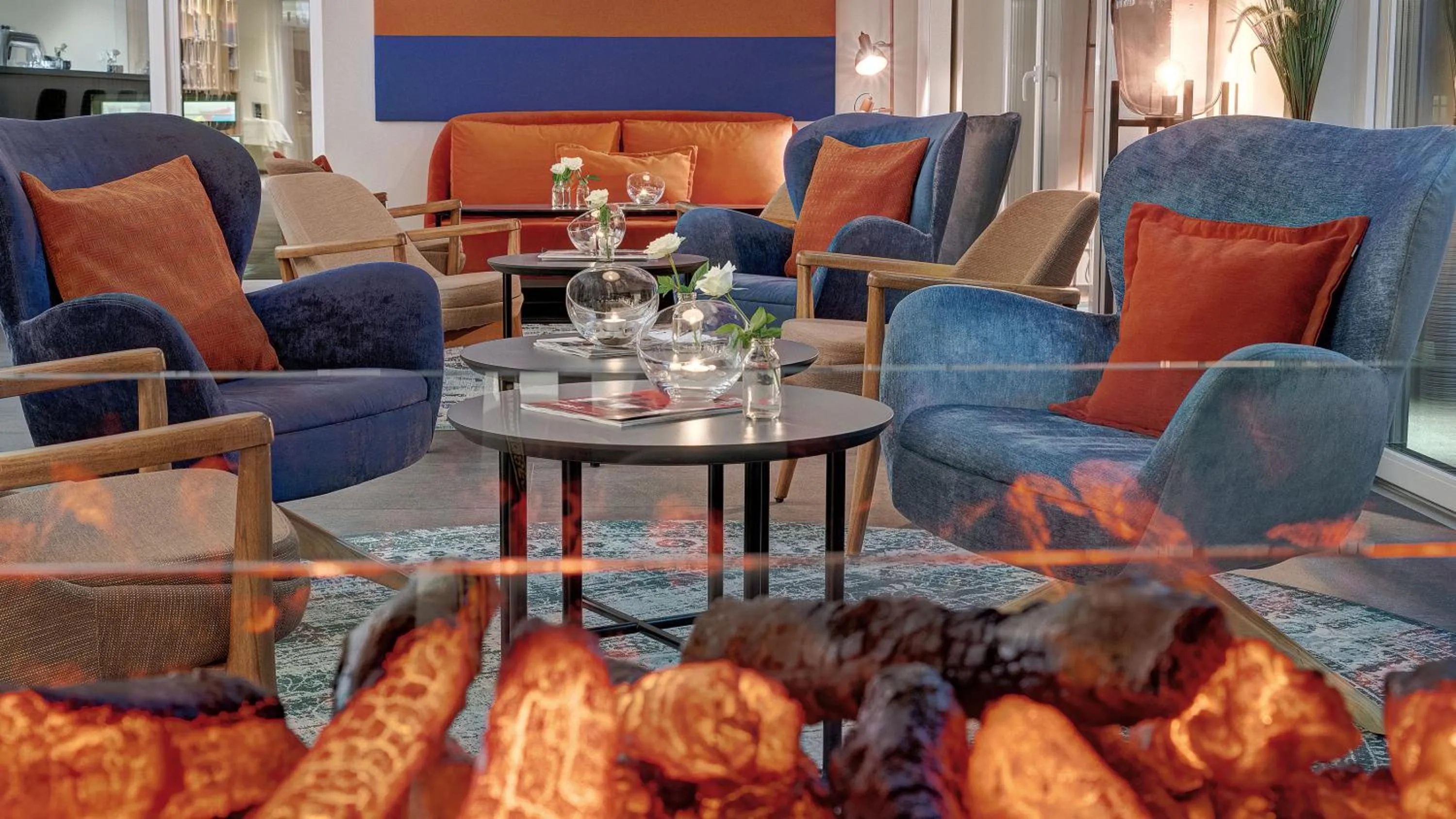 Lounge or bar in Die Sandburg