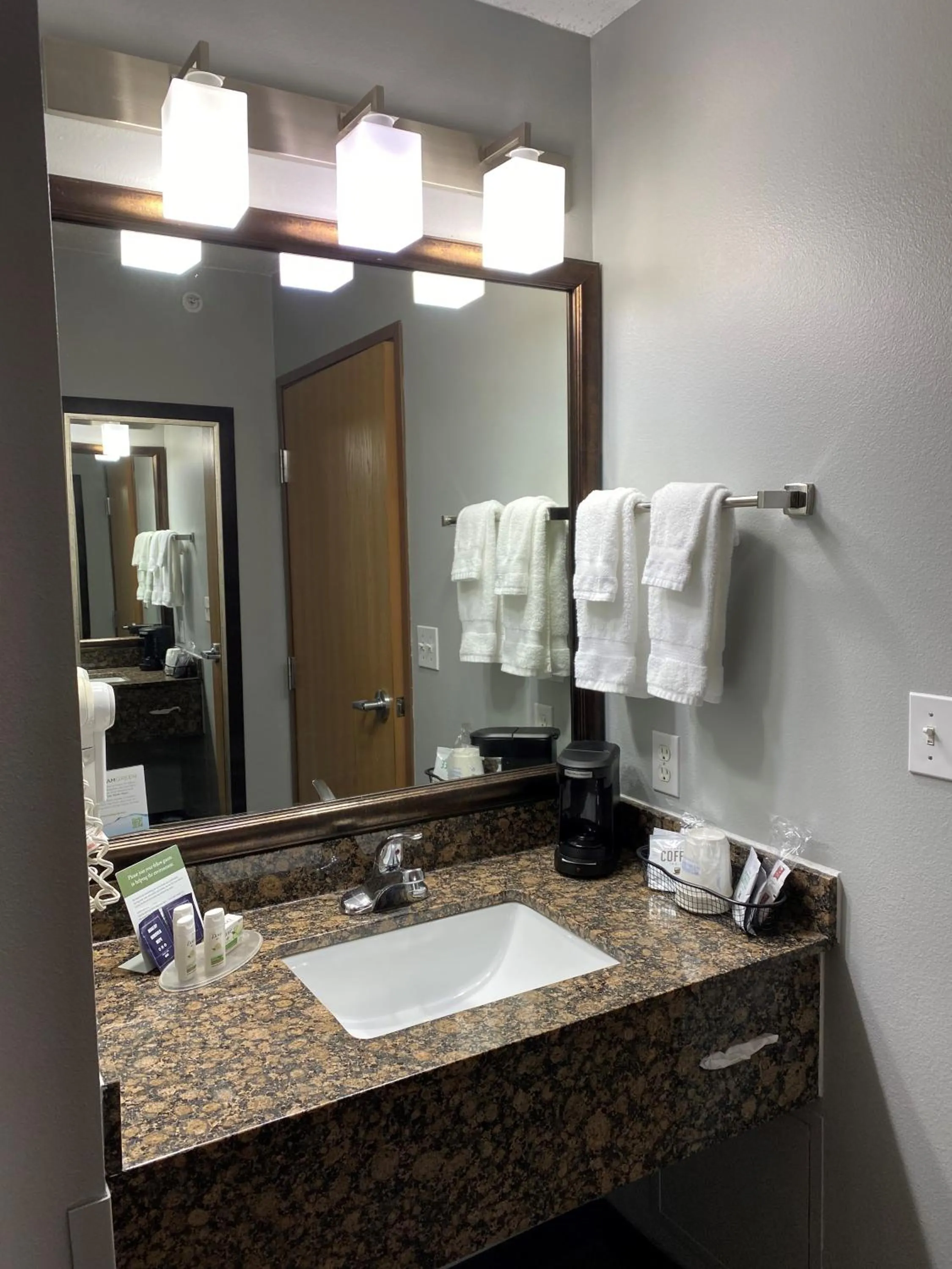 Bathroom in AmericInn by Wyndham Webster City