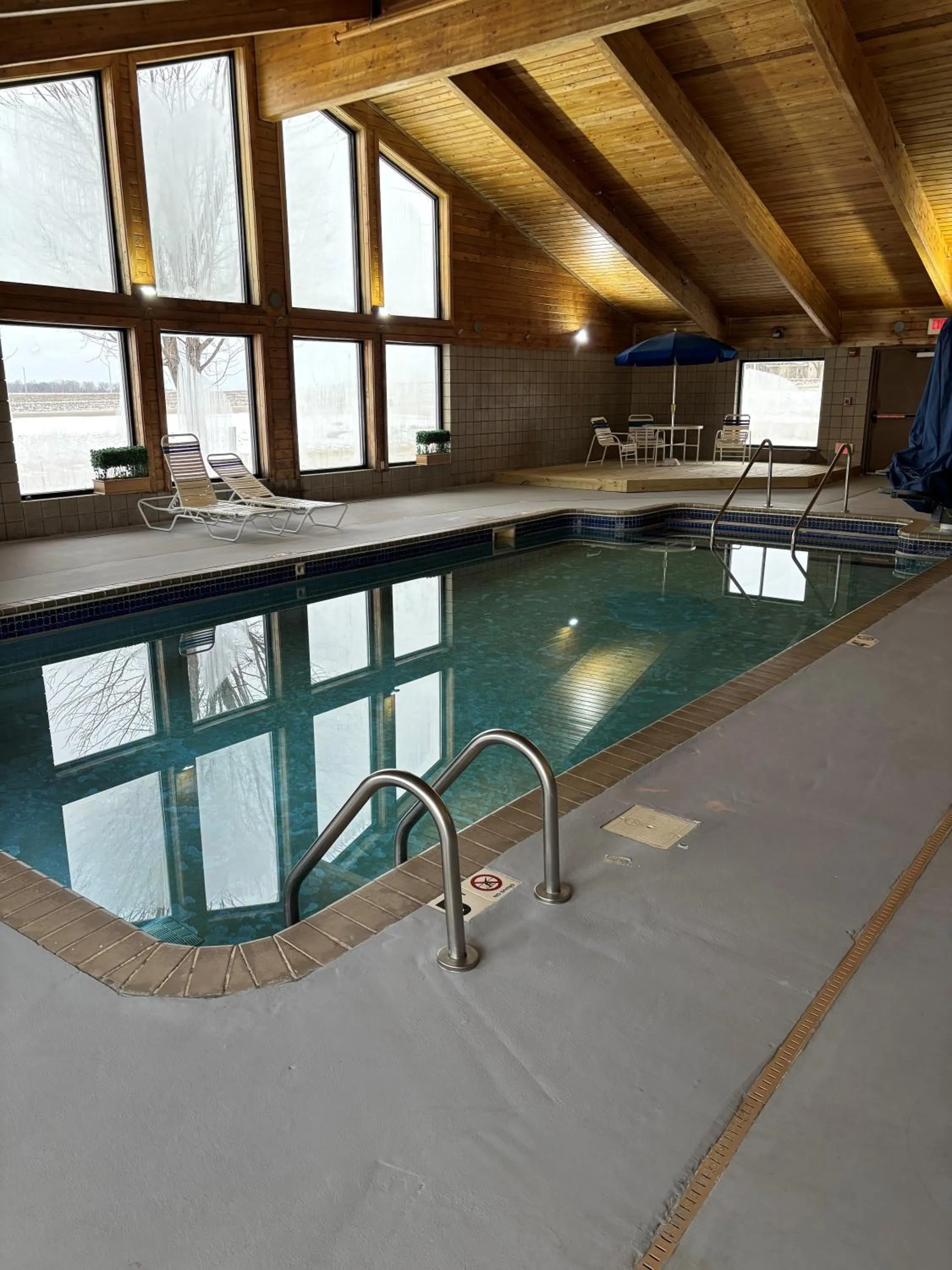 Swimming pool in AmericInn by Wyndham Webster City