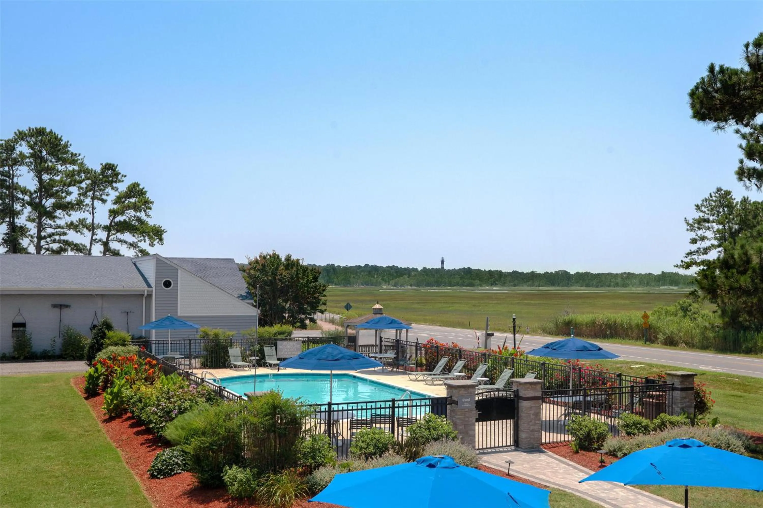 Pool view in Spark by Hilton Chincoteague Island