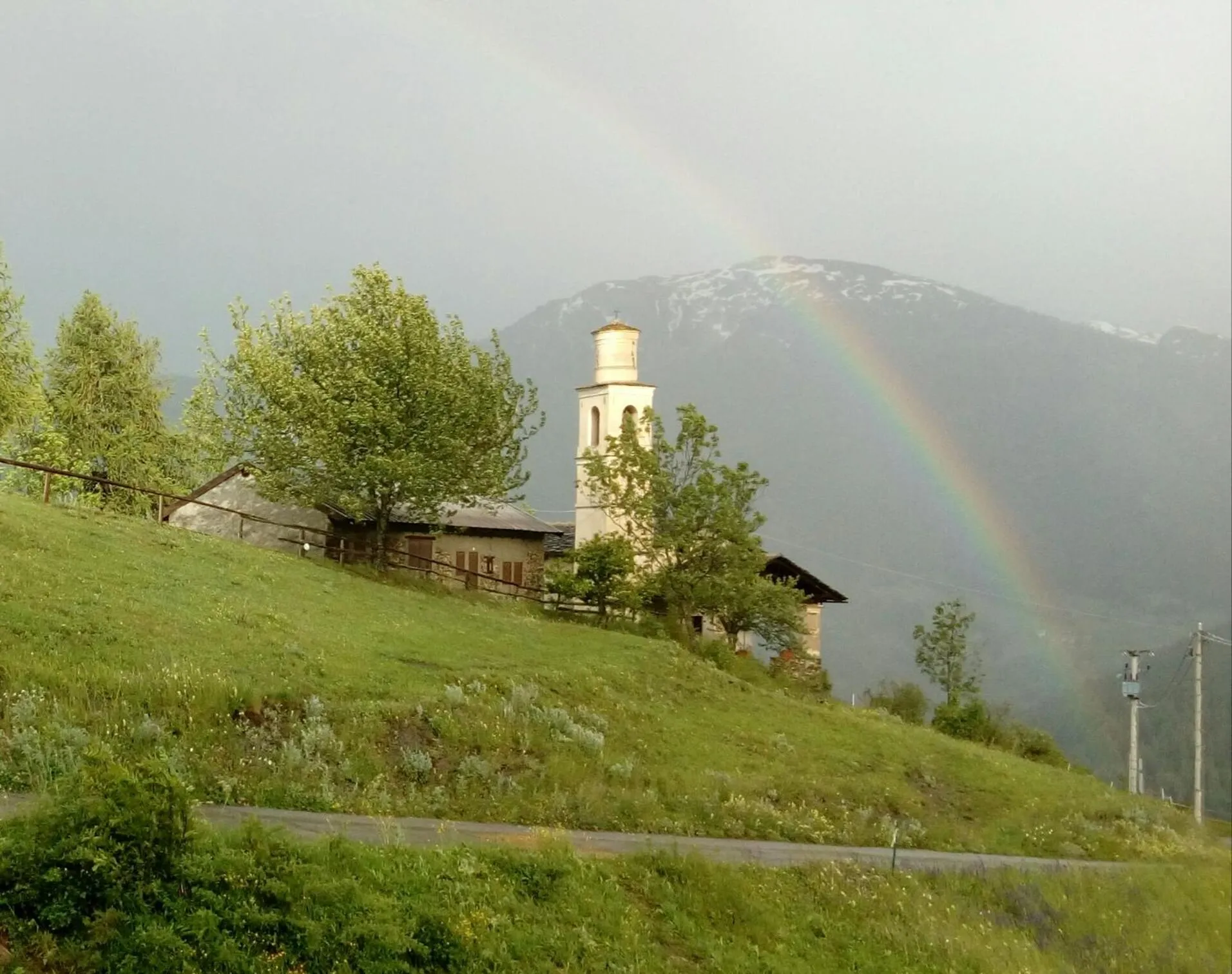 Landmark view in Agri-b&b Lou Col