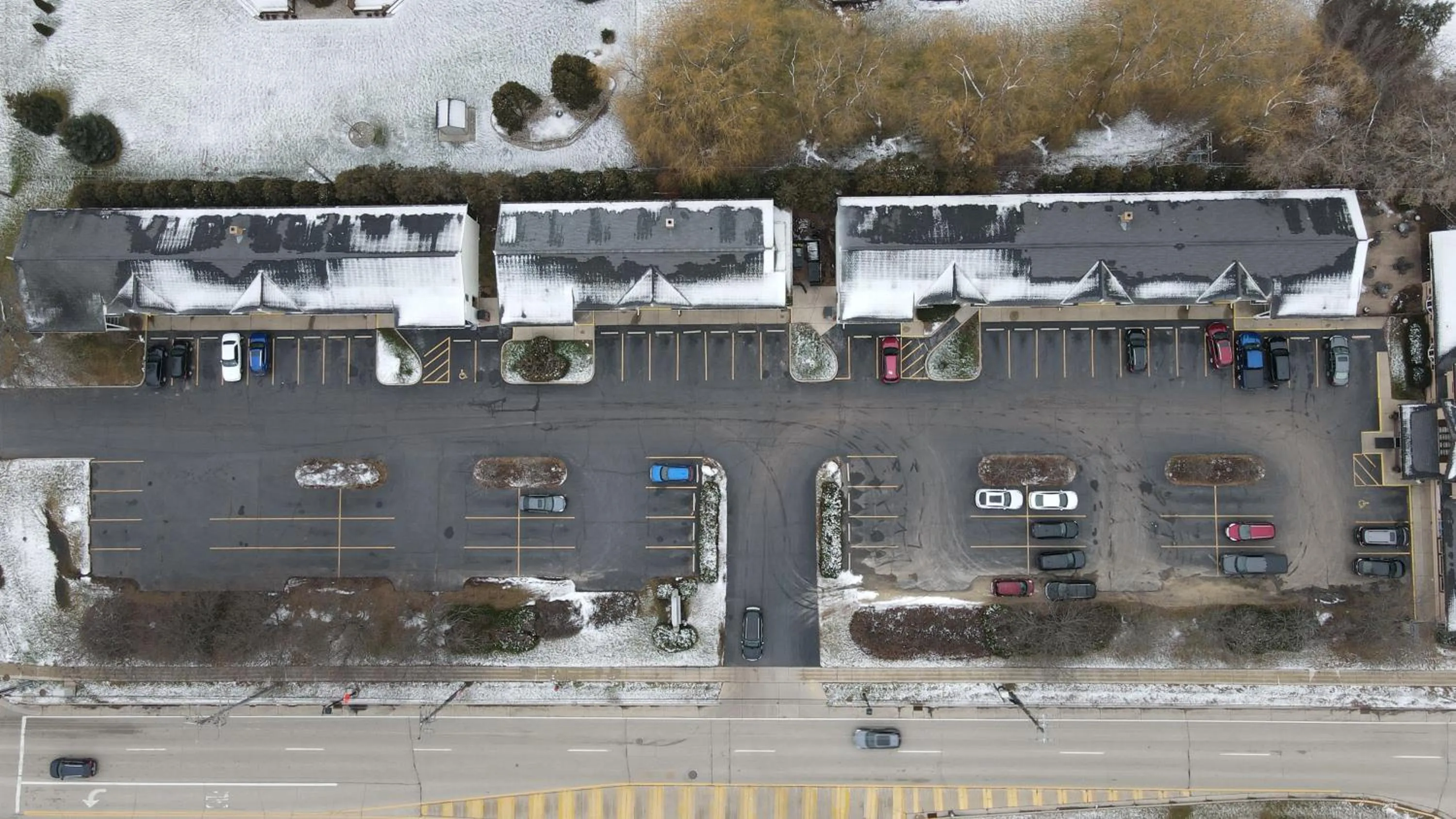 Bird's eye view in The Chalet Motel
