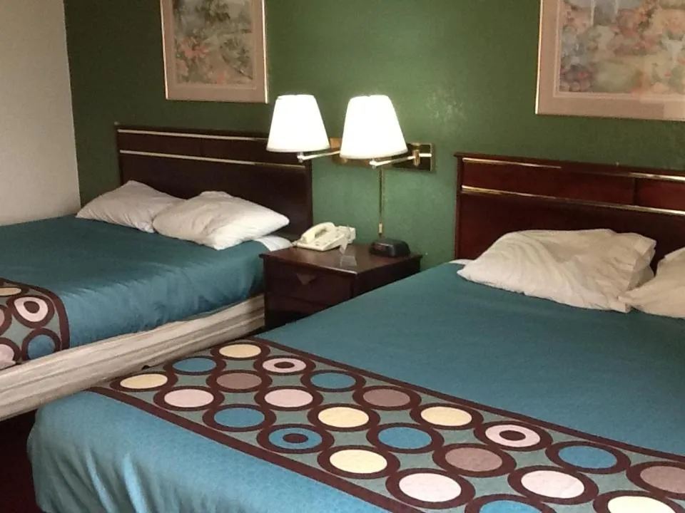 Bed in Super 8 by Wyndham Kennett