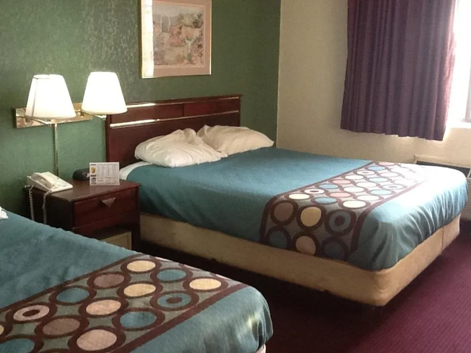 Bed in Super 8 by Wyndham Kennett