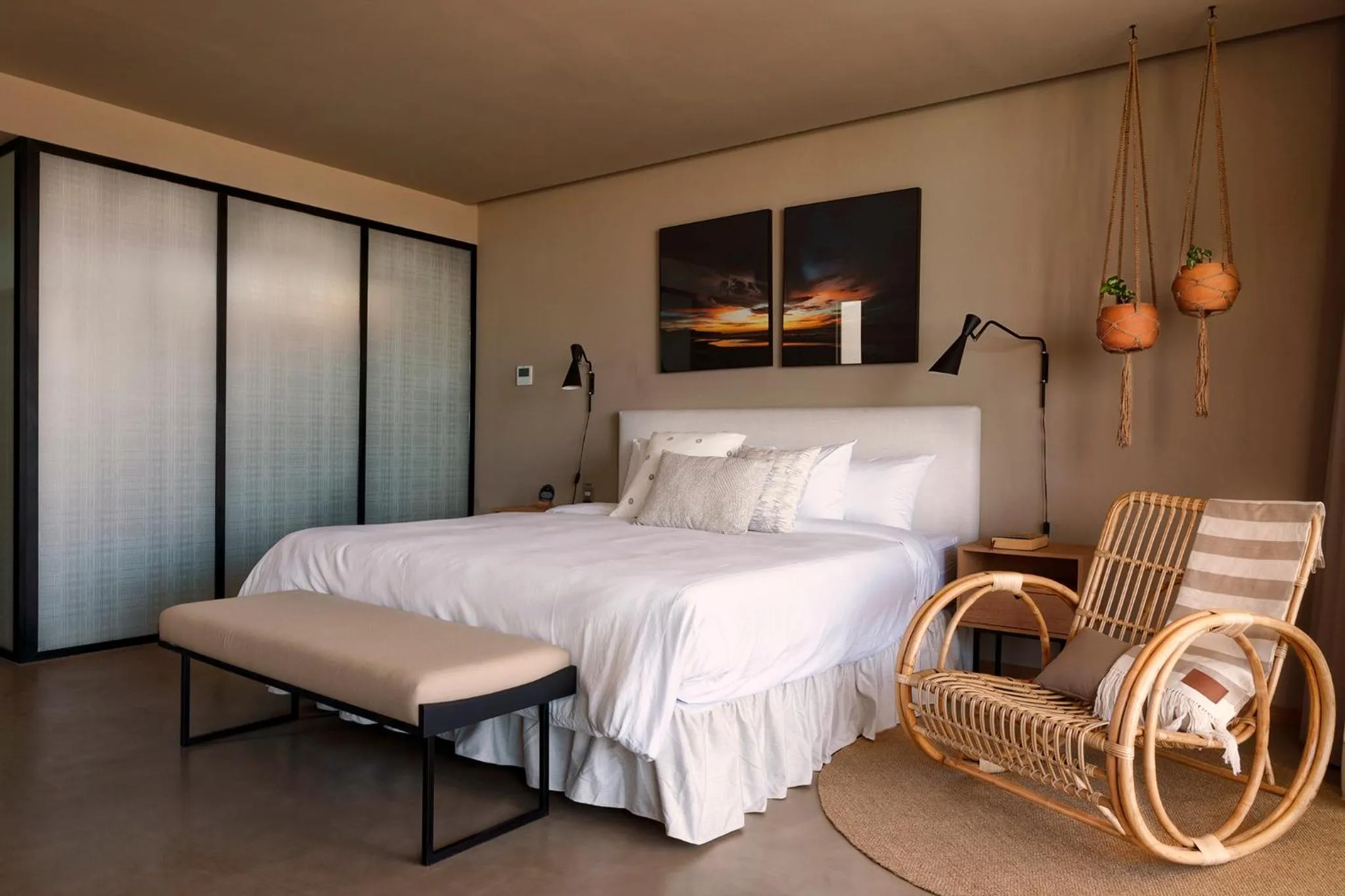 Bed in Norte Suites Boutique