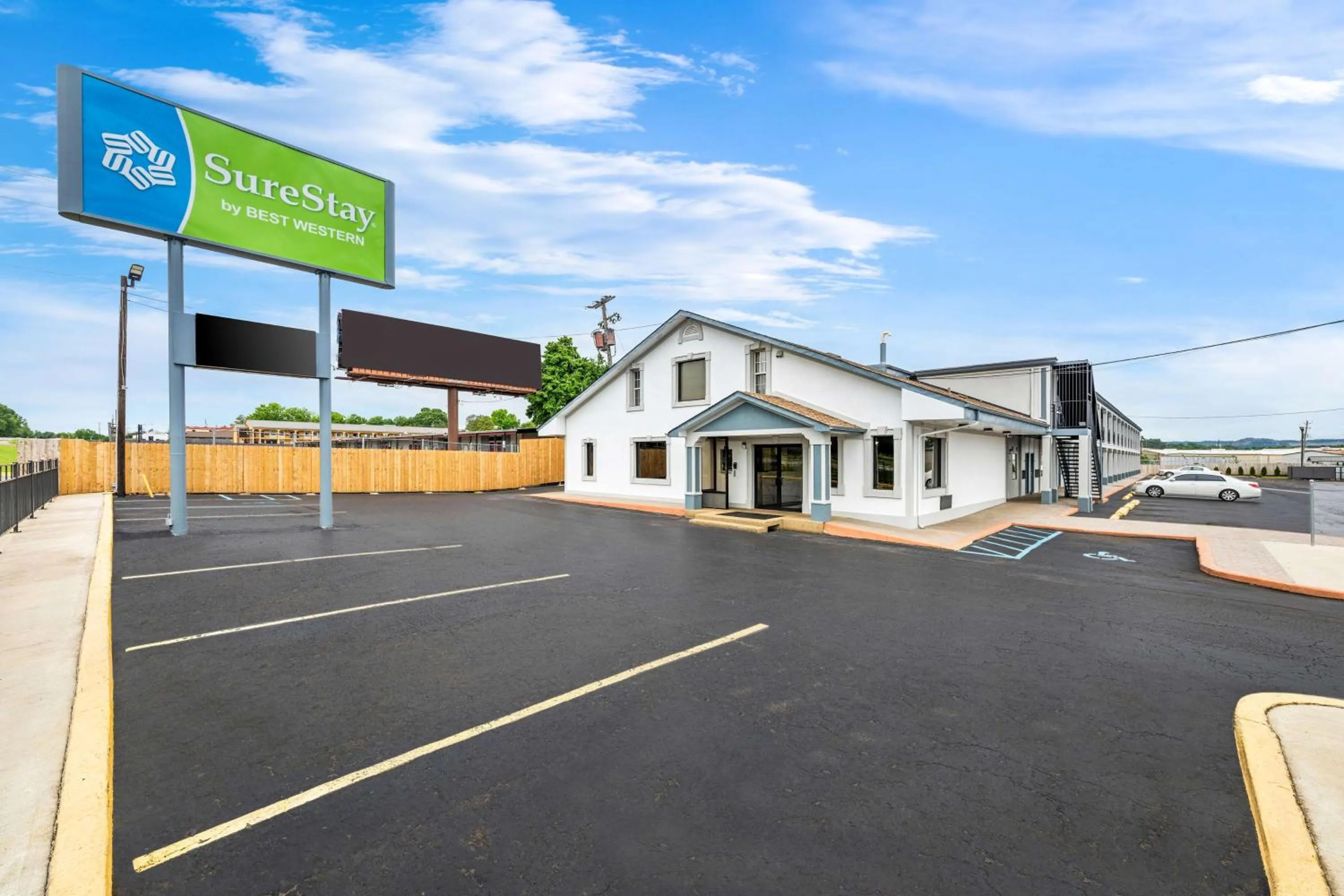 Property building in SureStay by Best Western Huntsville University Area