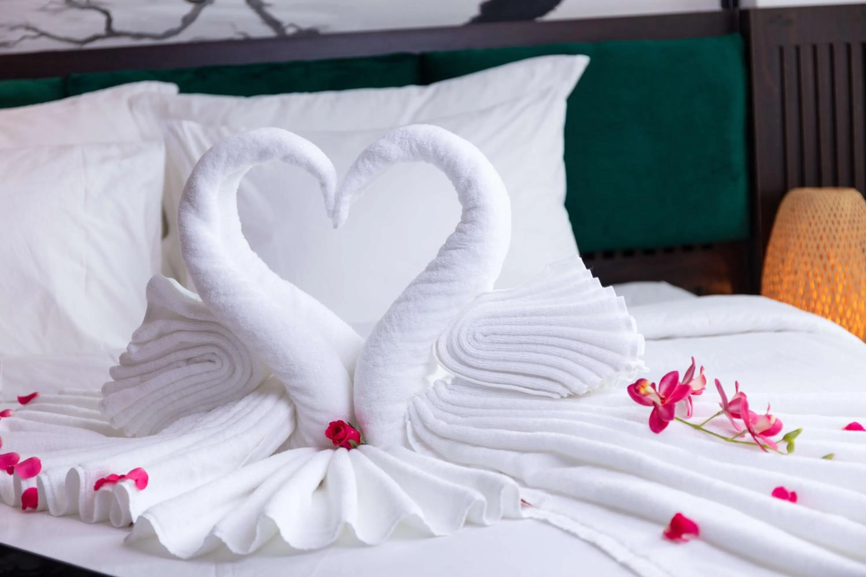 Decorative detail, Bed in Hanoi Center Silk Lullaby Hotel and Travel