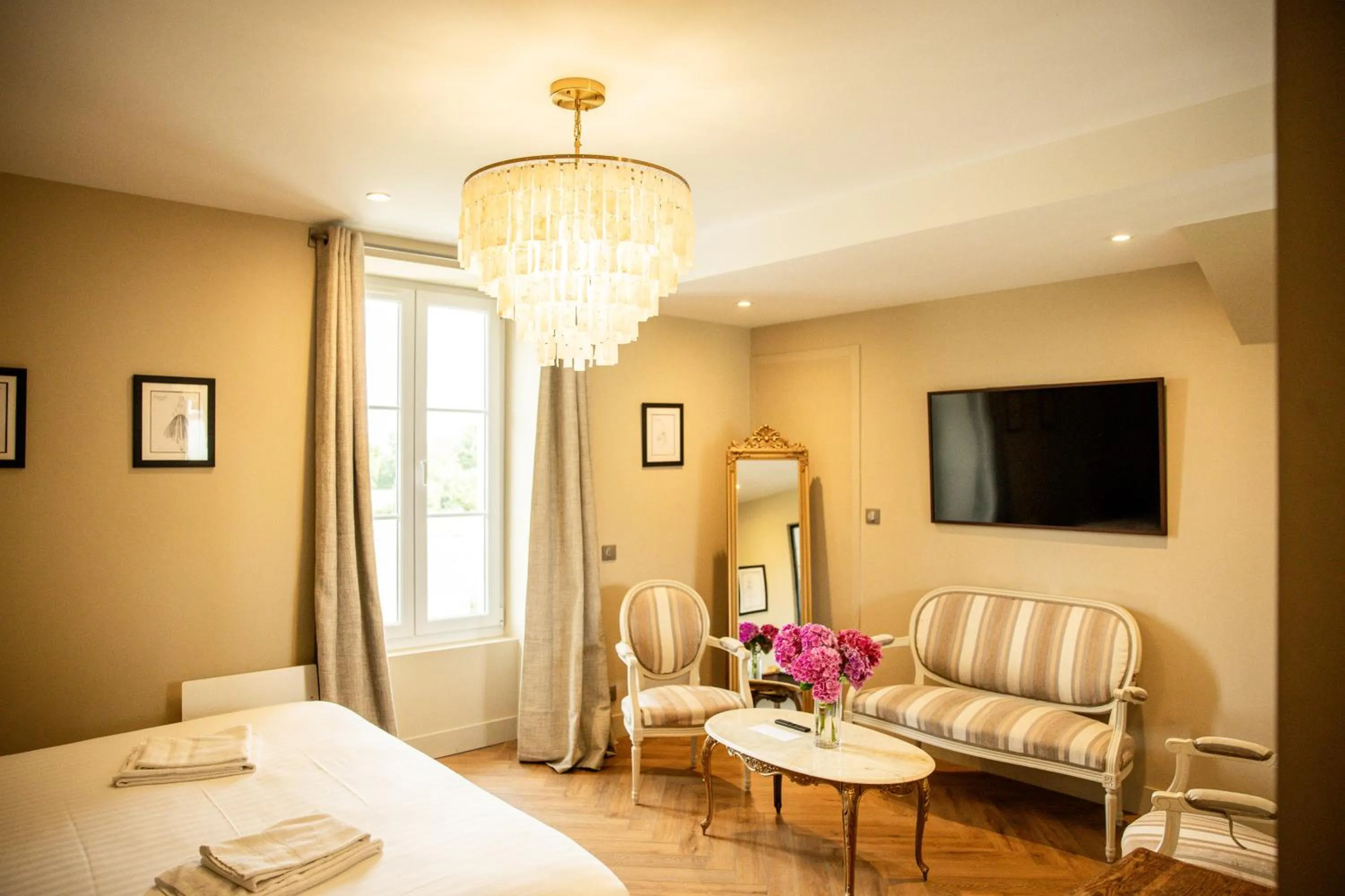 Bed in Domaine du Grand Caugy