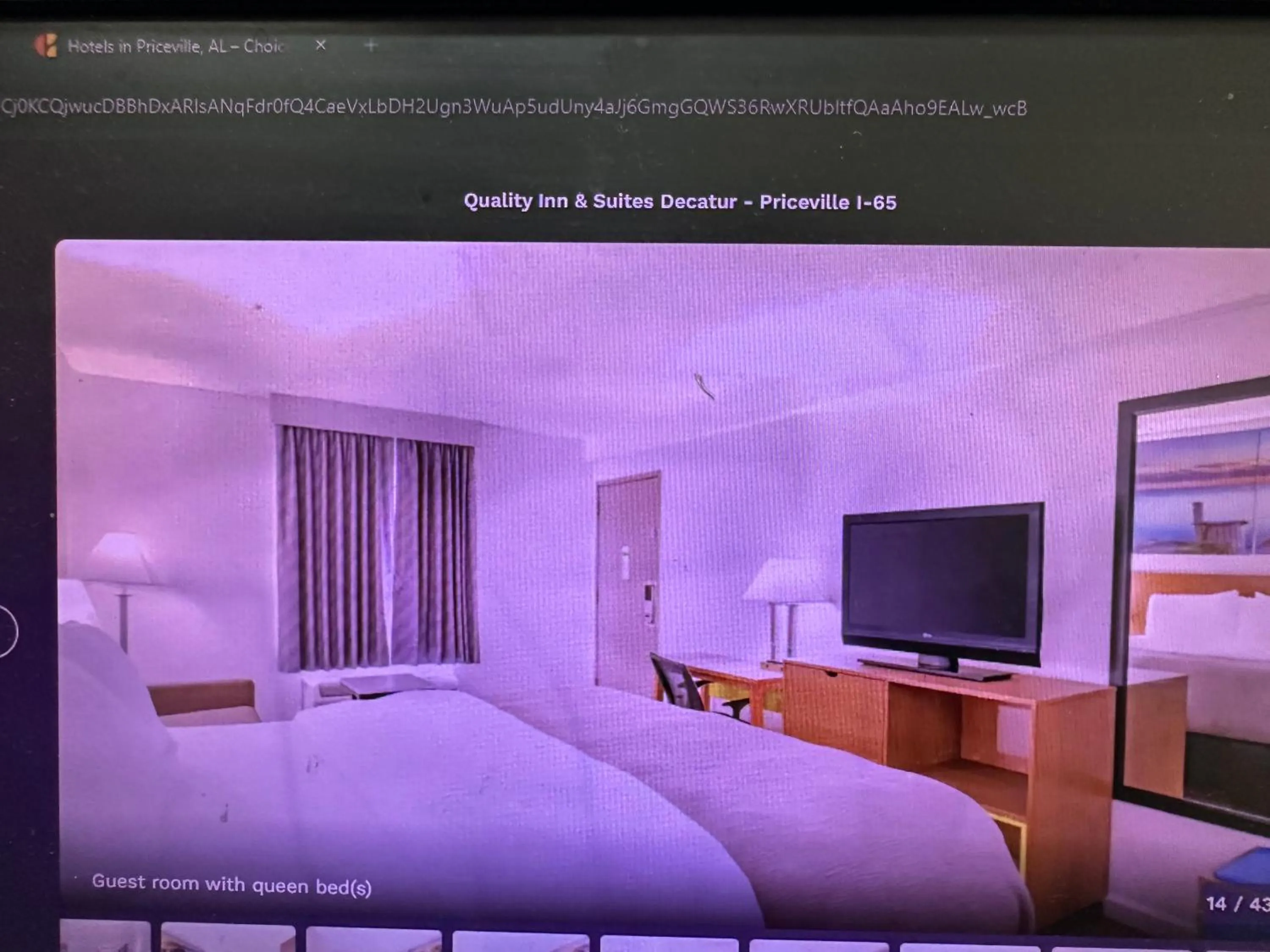 Bed in Quality Inn & Suites Decatur Priceville I-65