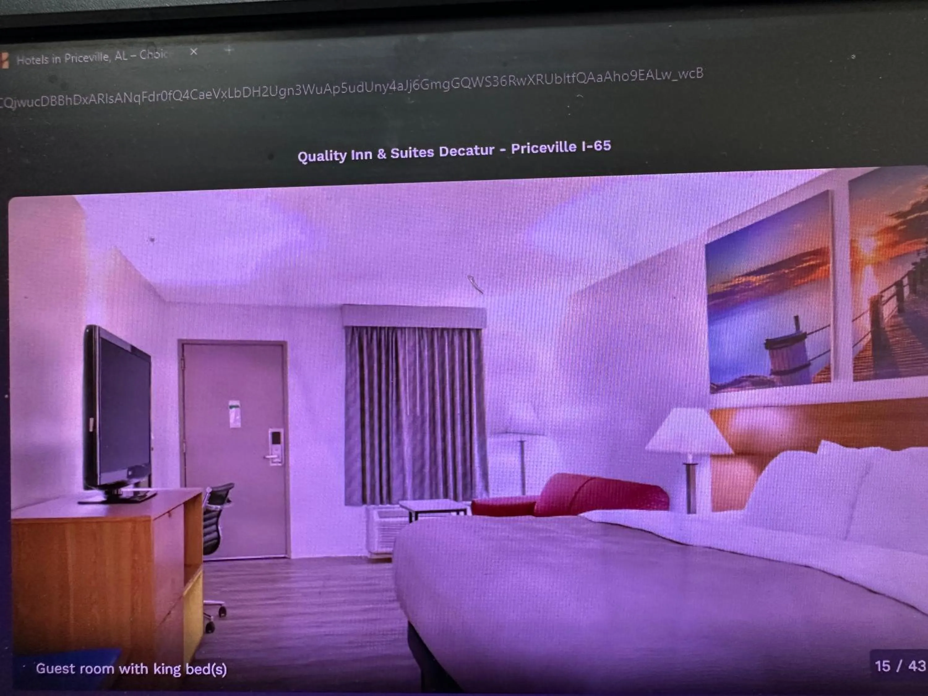 Bed in Quality Inn & Suites Decatur Priceville I-65