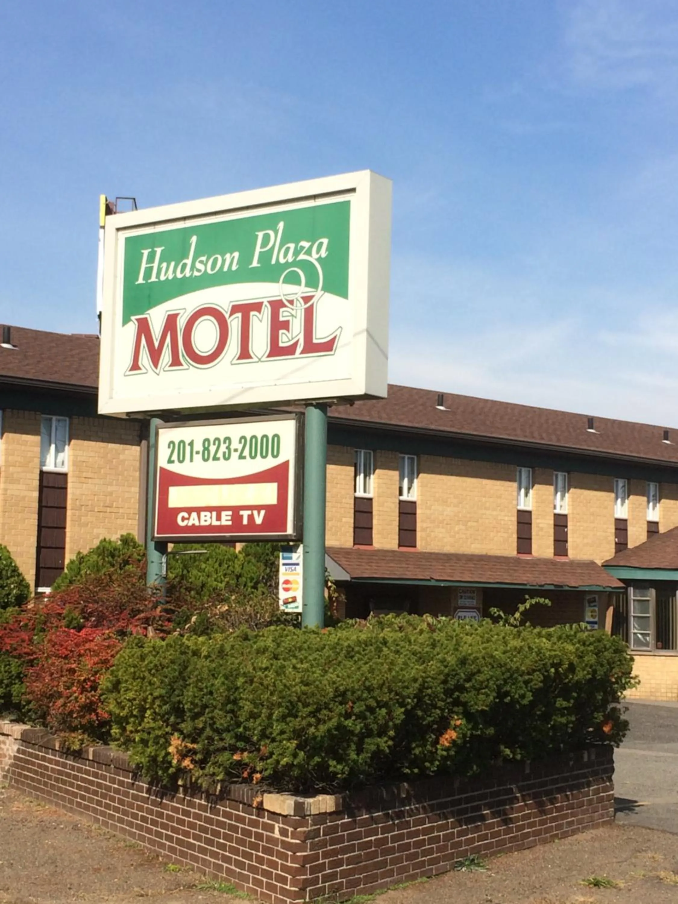 Property logo or sign in Hudson Plaza Motel Bayonne Jersey City