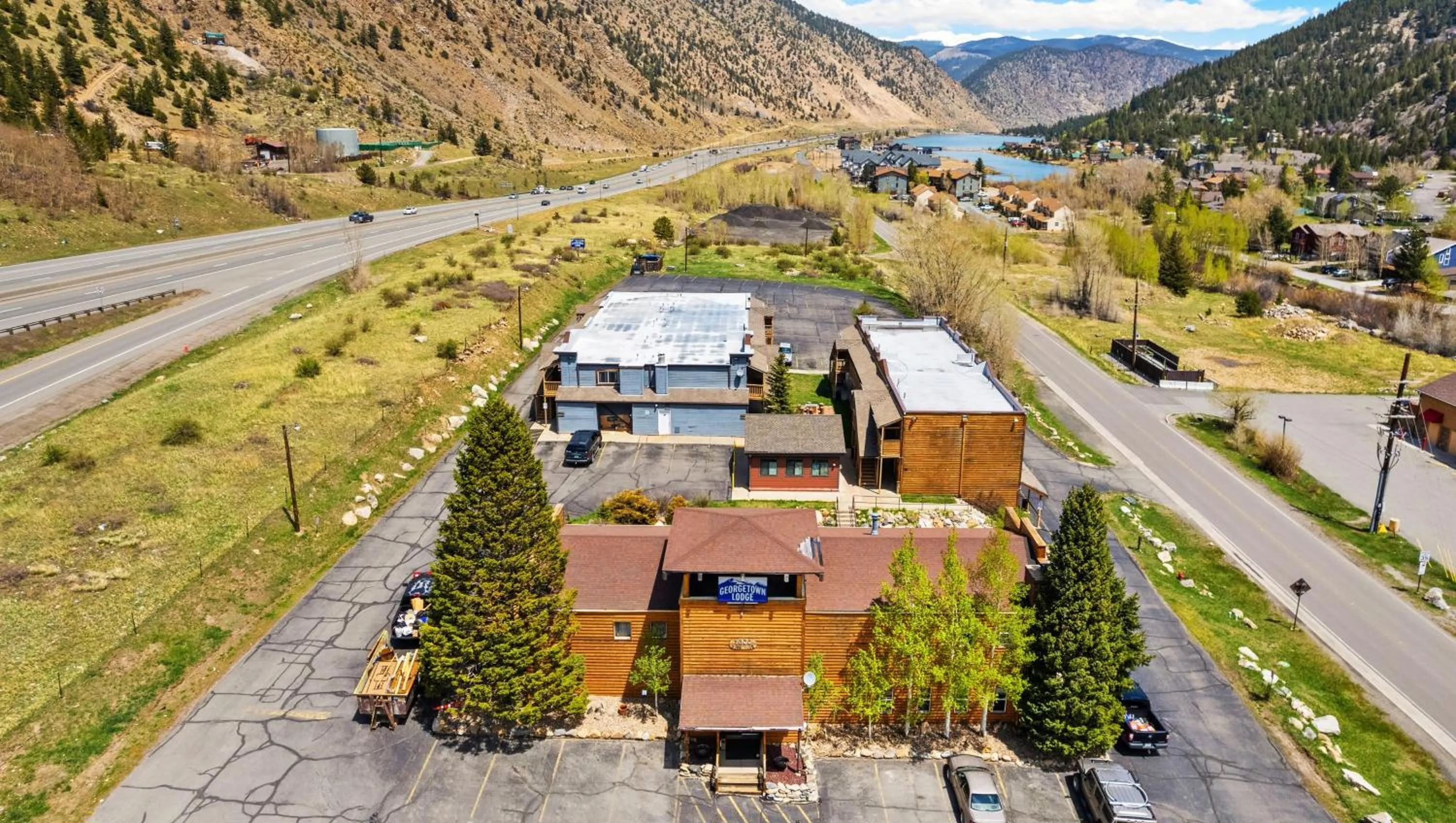 Bird's eye view in Georgetown Lodge