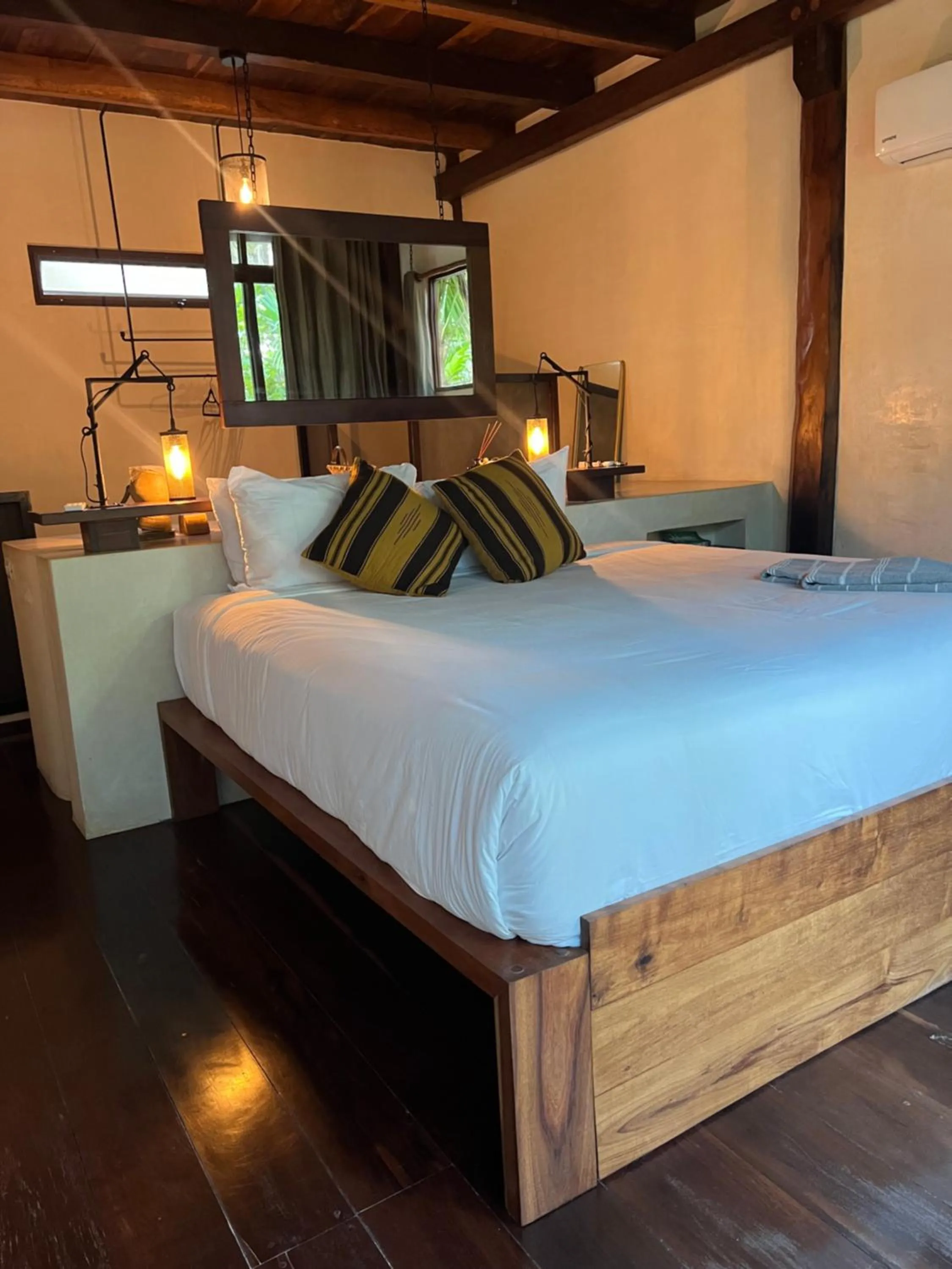 Bedroom, Bed in Libelula Tulum Beachfront Hotel