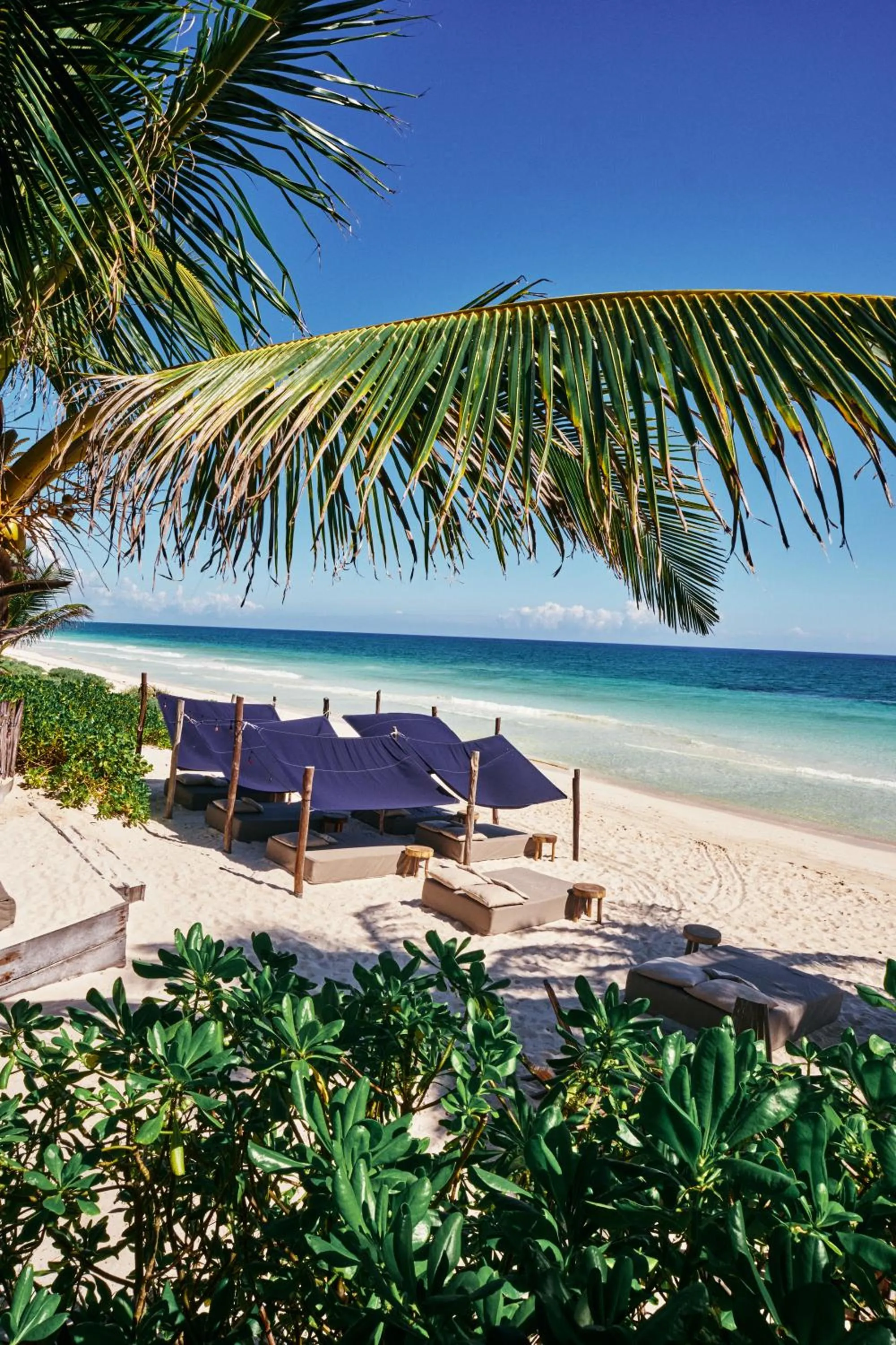 Sea view in Libelula Tulum Beachfront Hotel