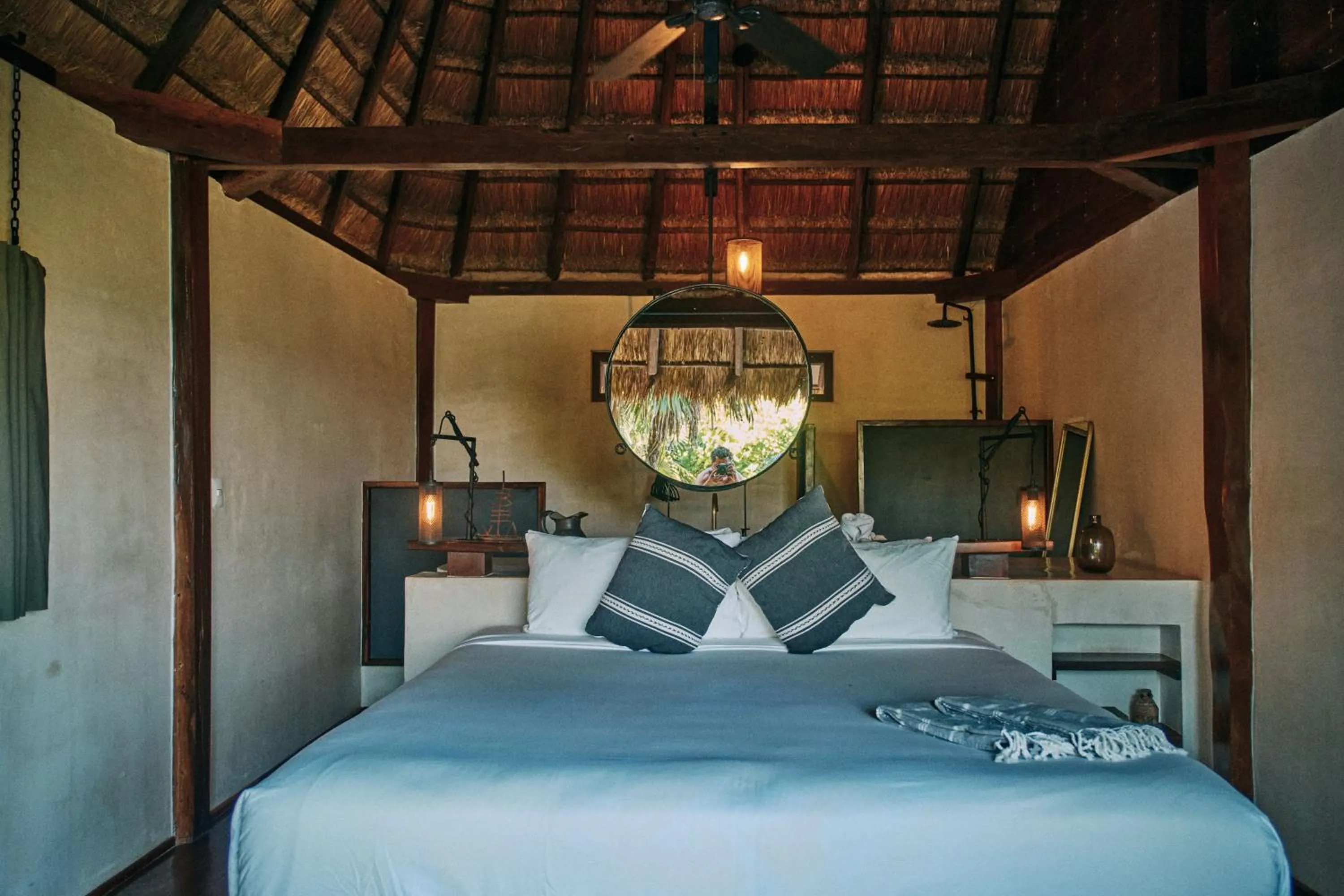 Photo of the whole room, Bed in Libelula Tulum Beachfront Hotel