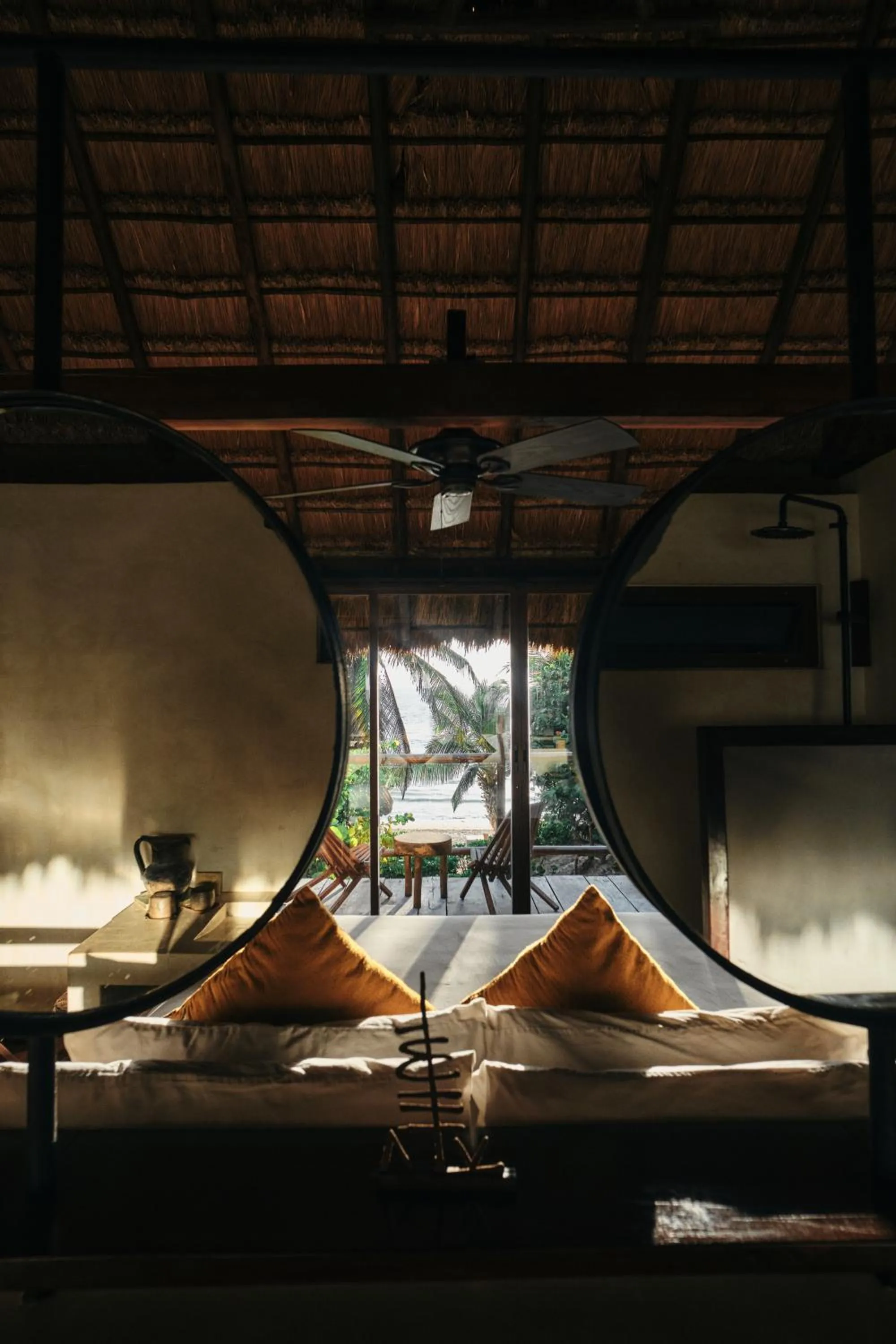 Bedroom, Bed in Libelula Tulum Beachfront Hotel