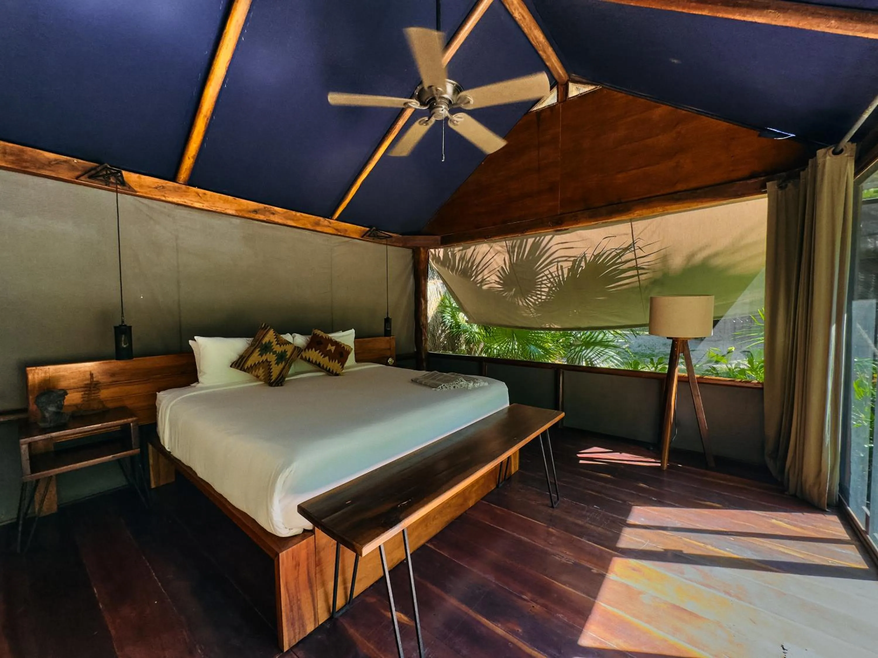 Bedroom, Bed in Libelula Tulum Beachfront Hotel