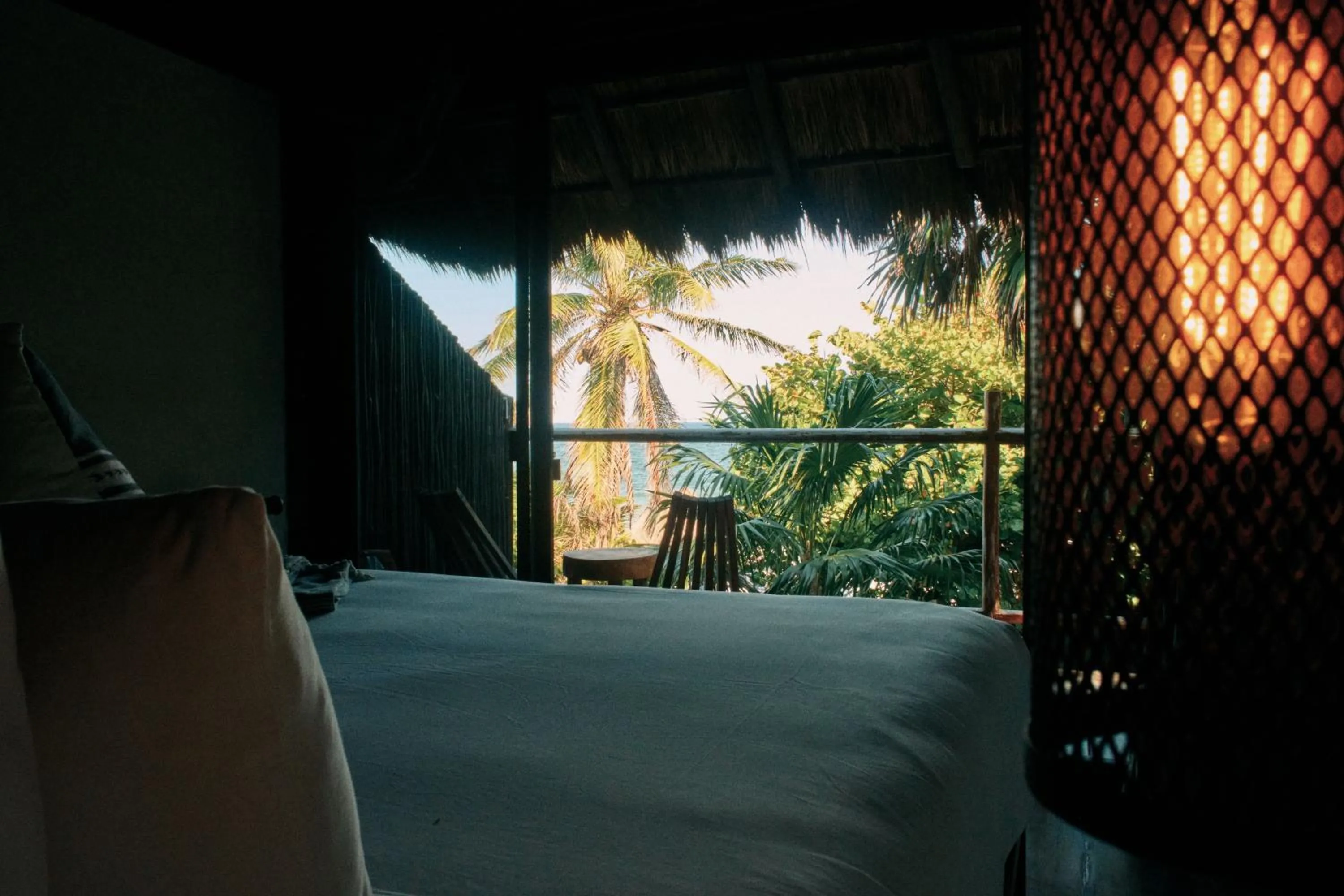 Sea view, Bed in Libelula Tulum Beachfront Hotel
