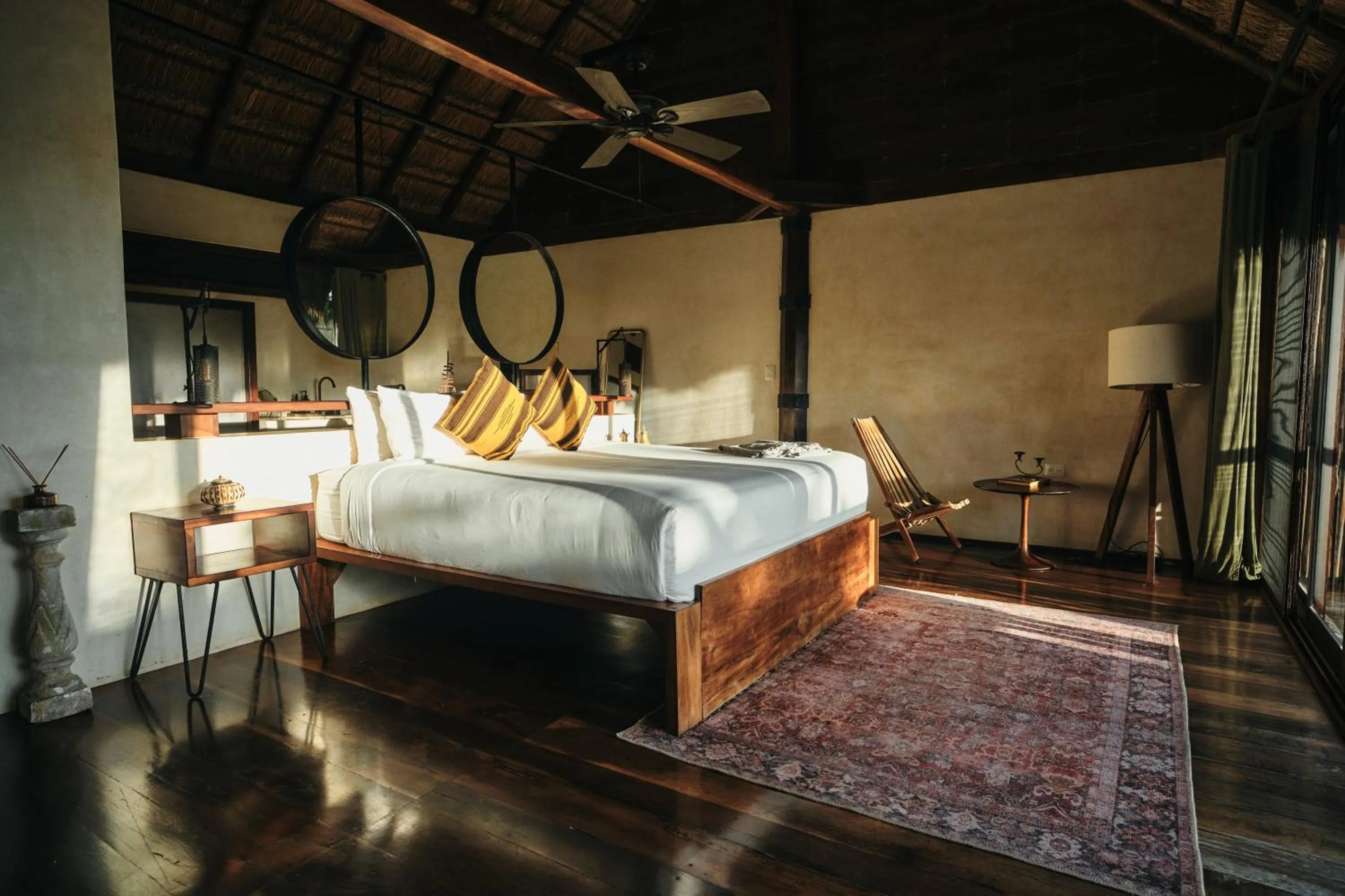 Bedroom, Bed in Libelula Tulum Beachfront Hotel