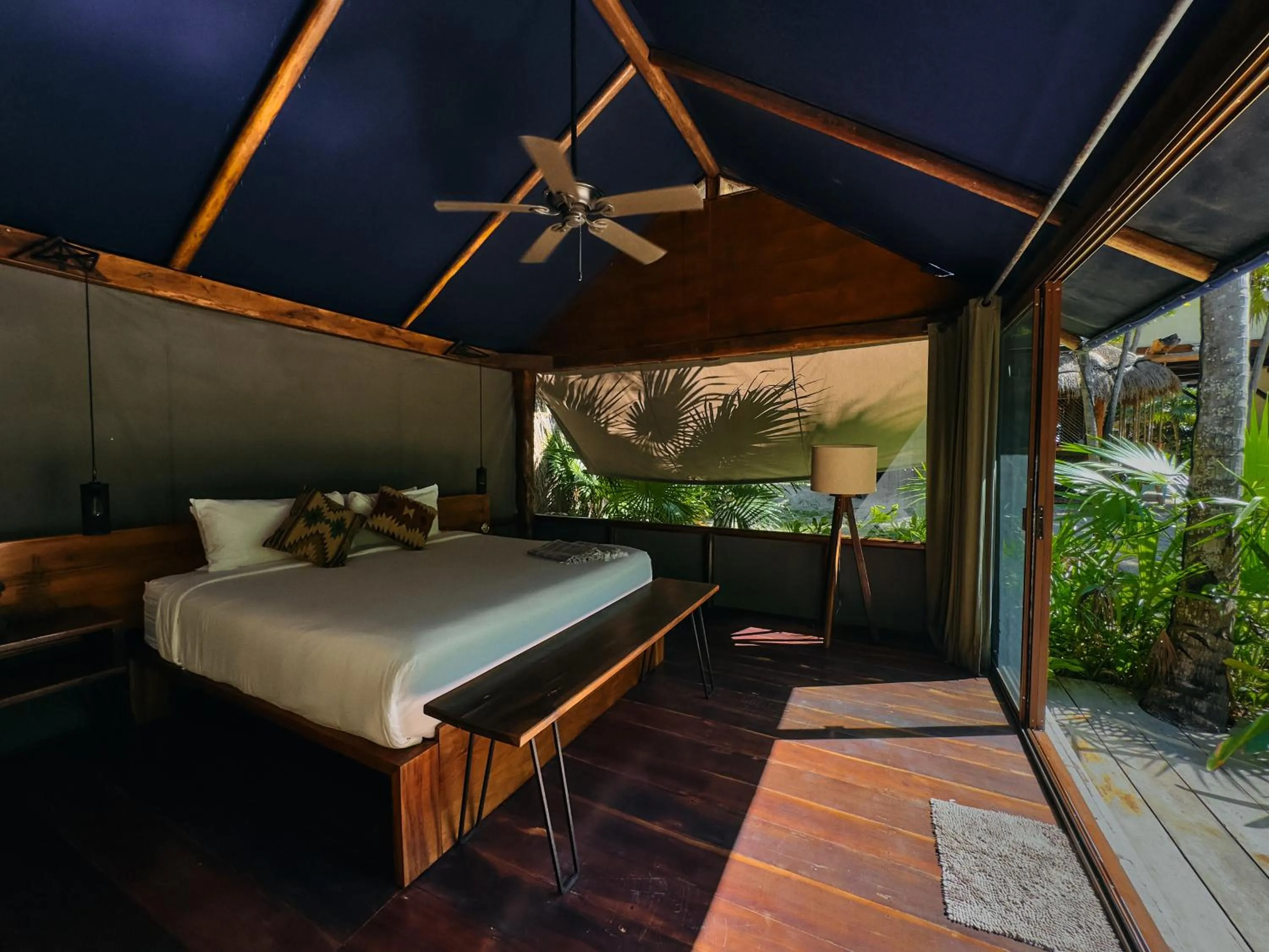 Bedroom, Bed in Libelula Tulum Beachfront Hotel