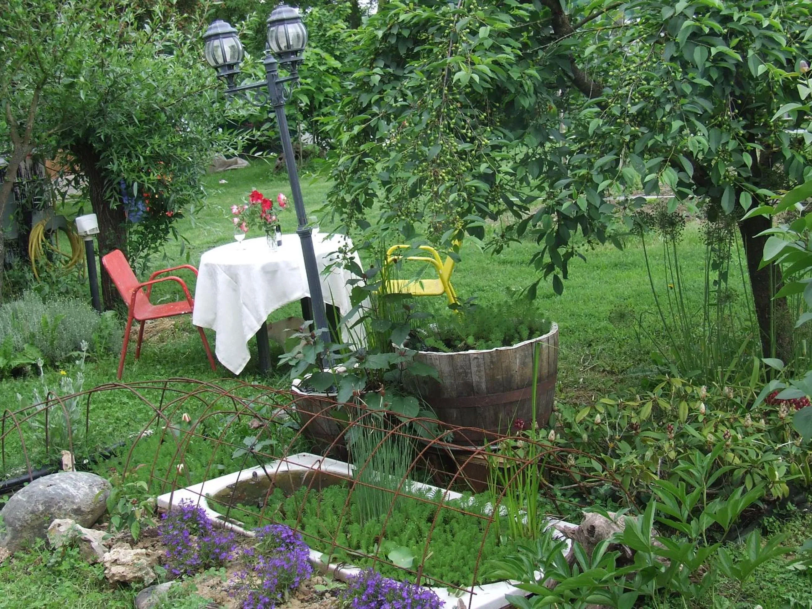 Garden in B&B La Riundela