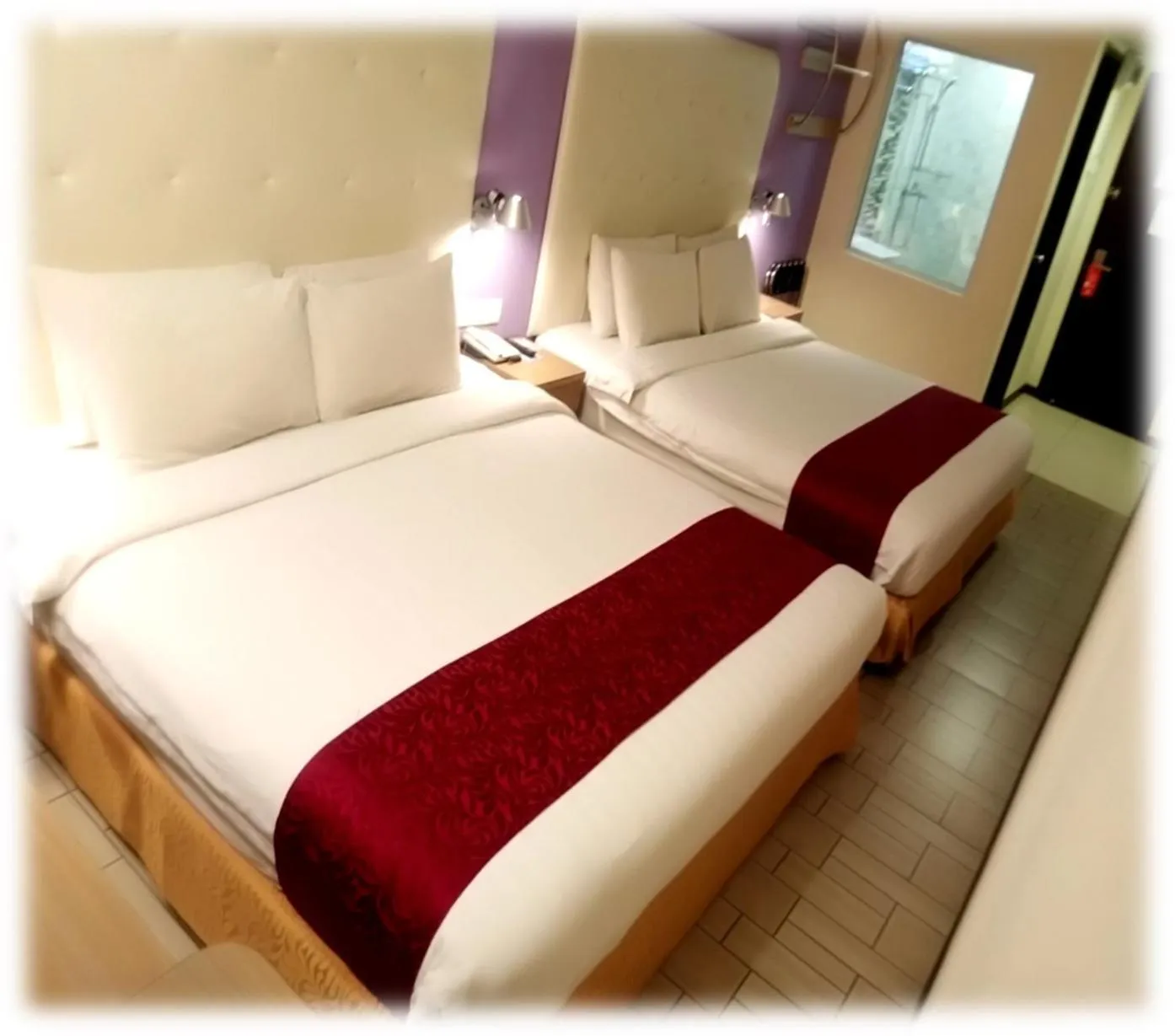 Bed in Lumut Suites