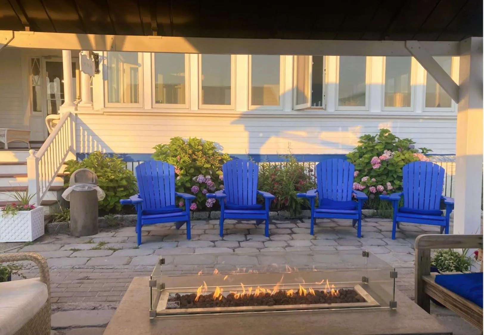 Patio in By The Sea Guests Bed & Breakfast and Suites