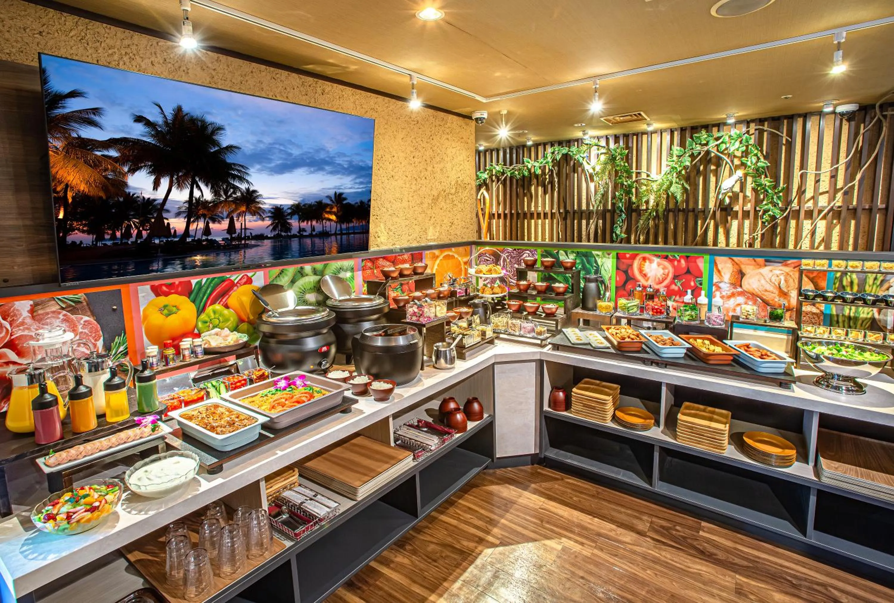 Food and drinks in Hotel Pasela Living Shinjuku