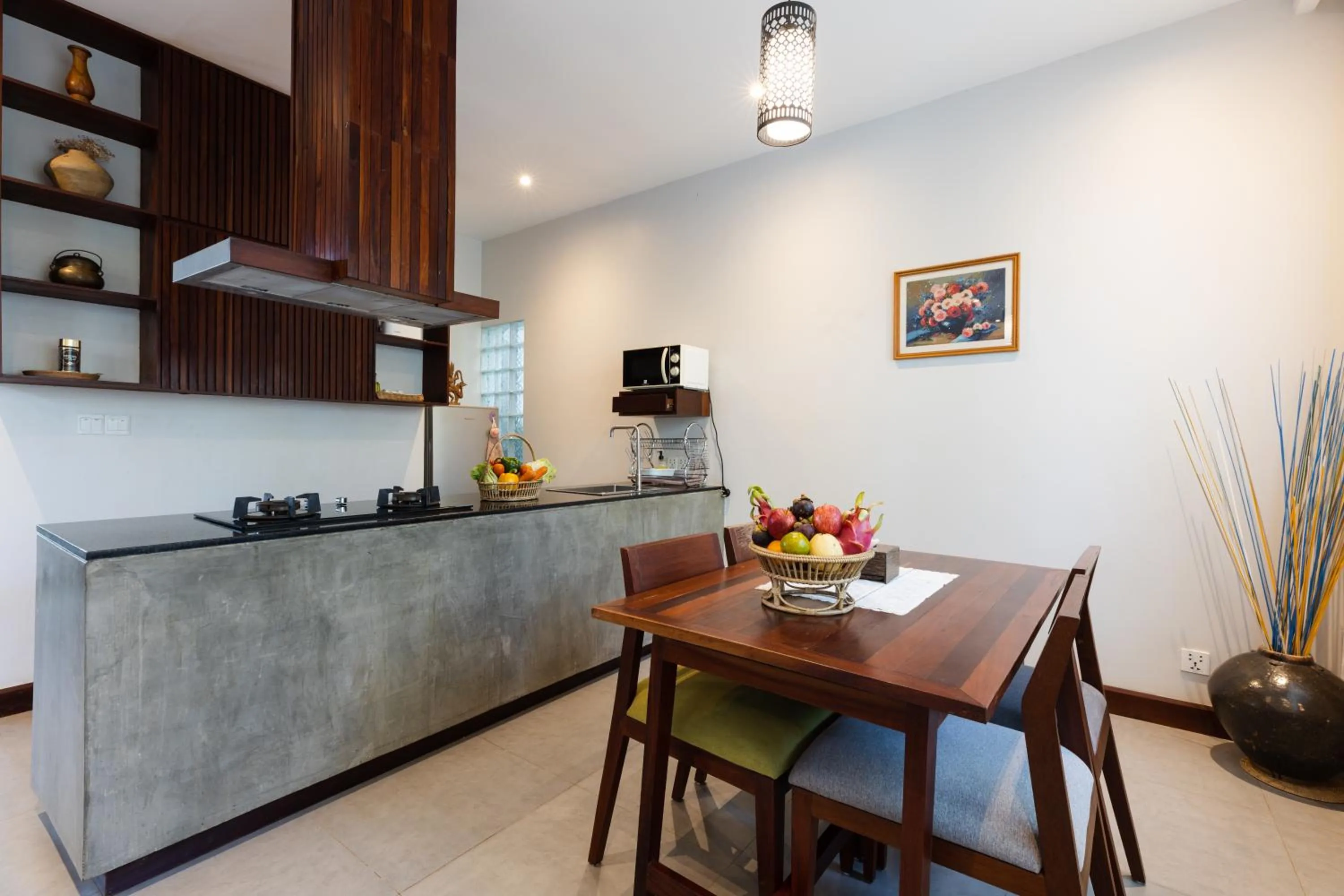 Dining area in Golden Vishnu Villa