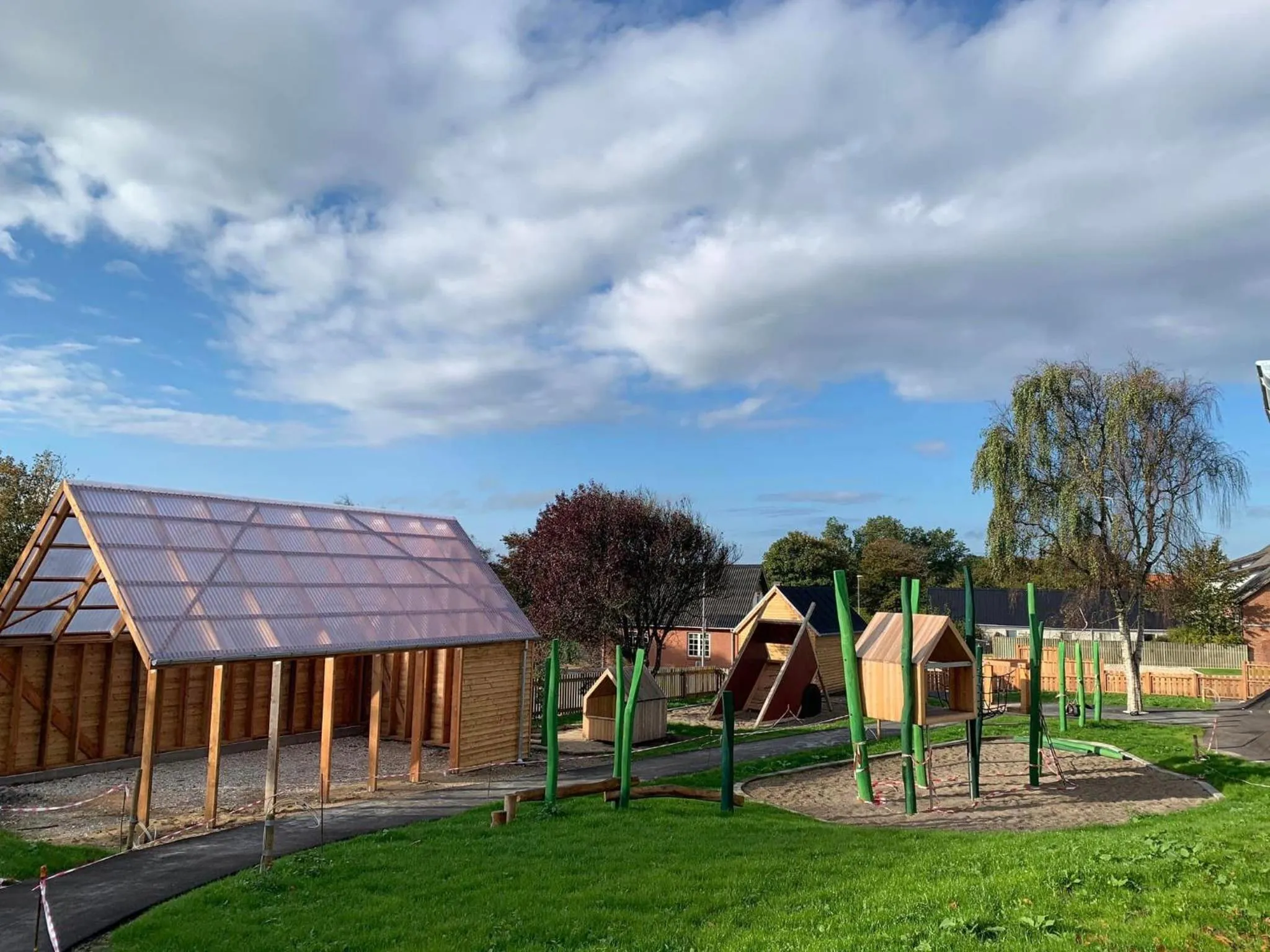 Children play ground in Feriehus Thy - I hjertet af Thy