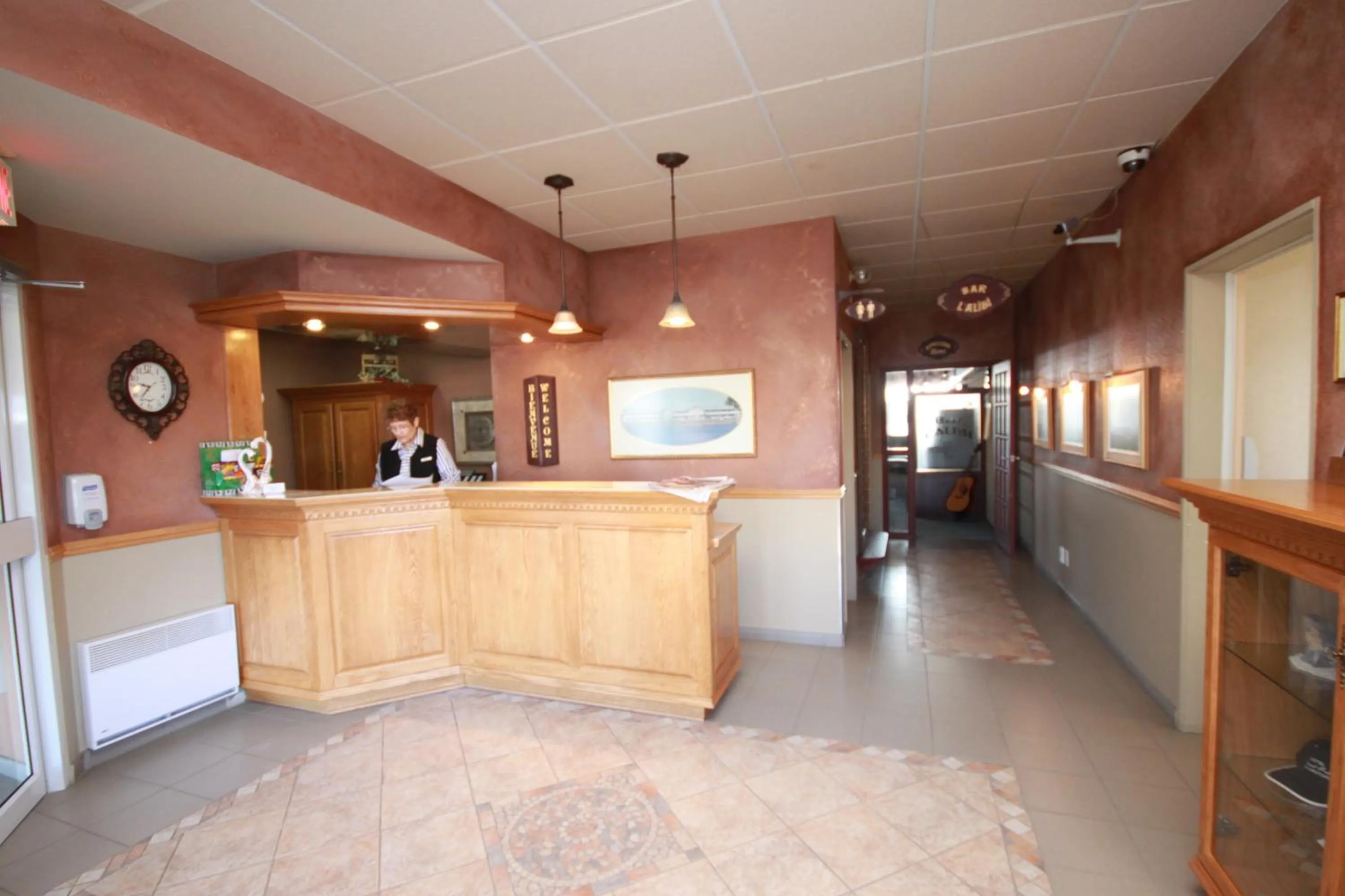 Lobby or reception in Motel Grand-Pré Inc