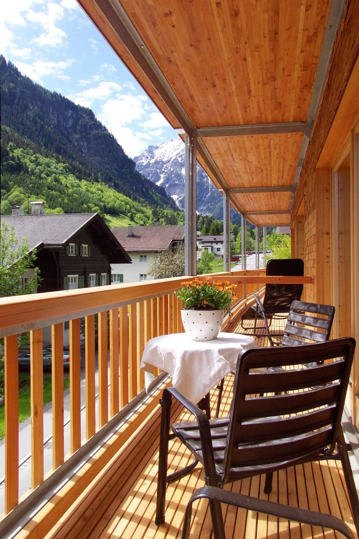 Balcony/Terrace in Biotel Bertel Naturappartements
