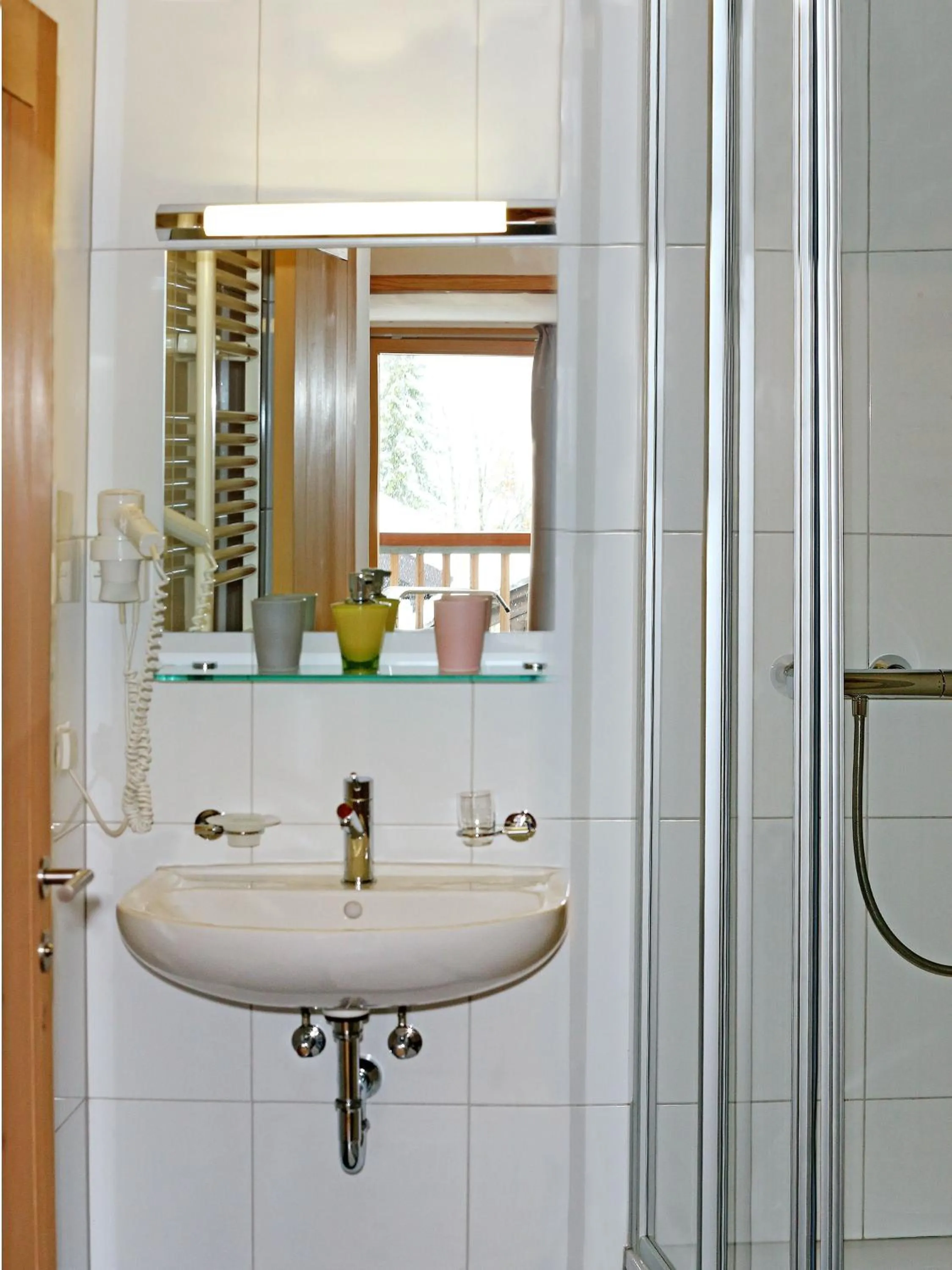 Shower in Biotel Bertel Naturappartements