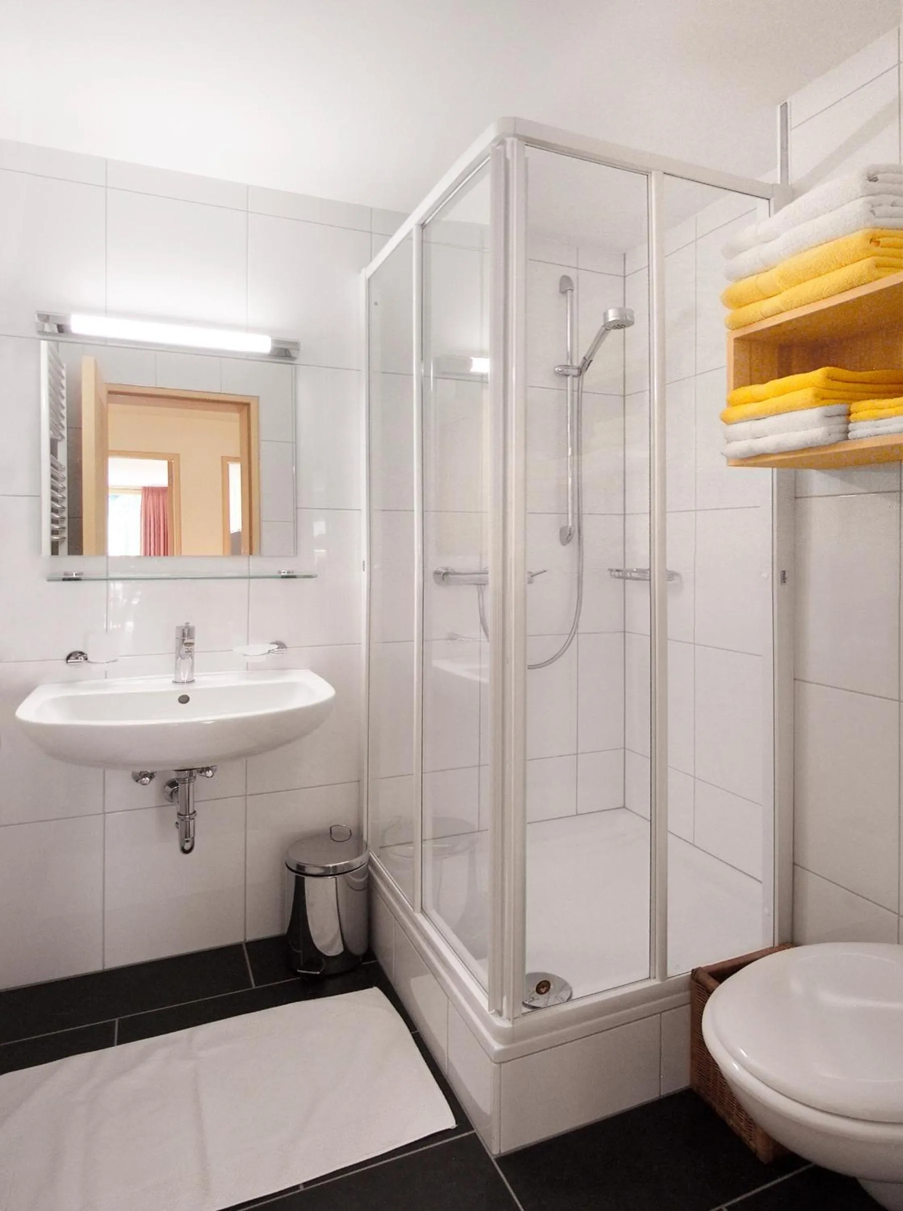 Shower in Biotel Bertel Naturappartements