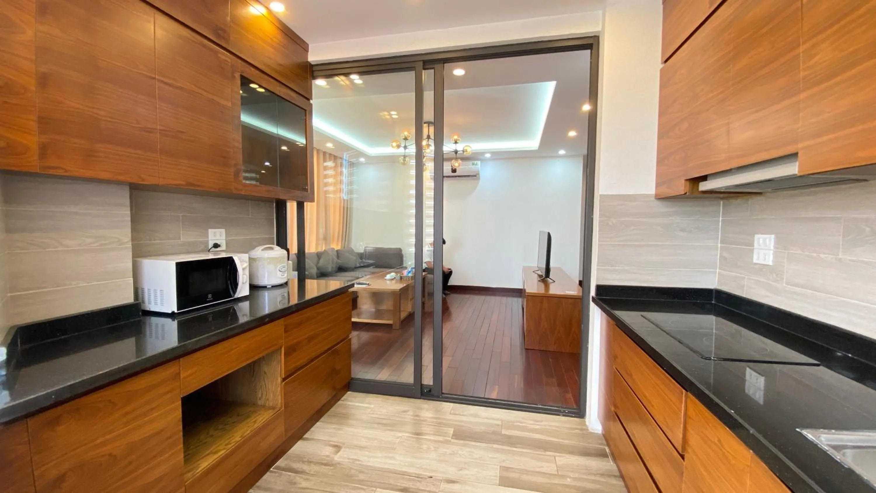Kitchen or kitchenette in Hana Stay Trần Quốc Hoàn