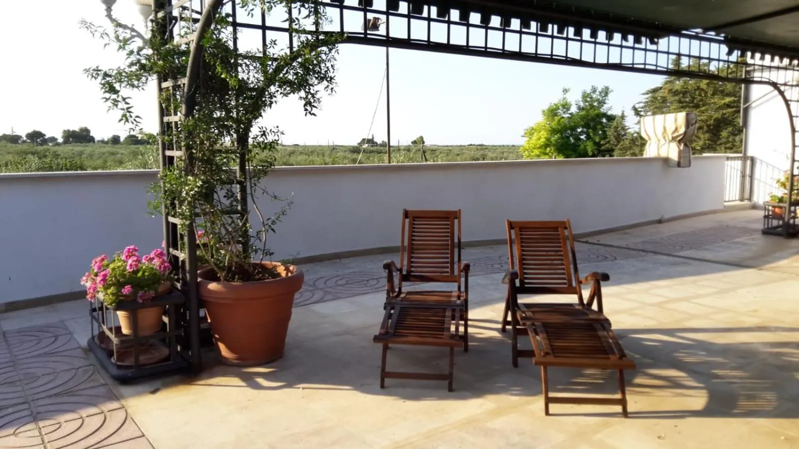 Balcony/Terrace in LA VILLA DEL CONTE