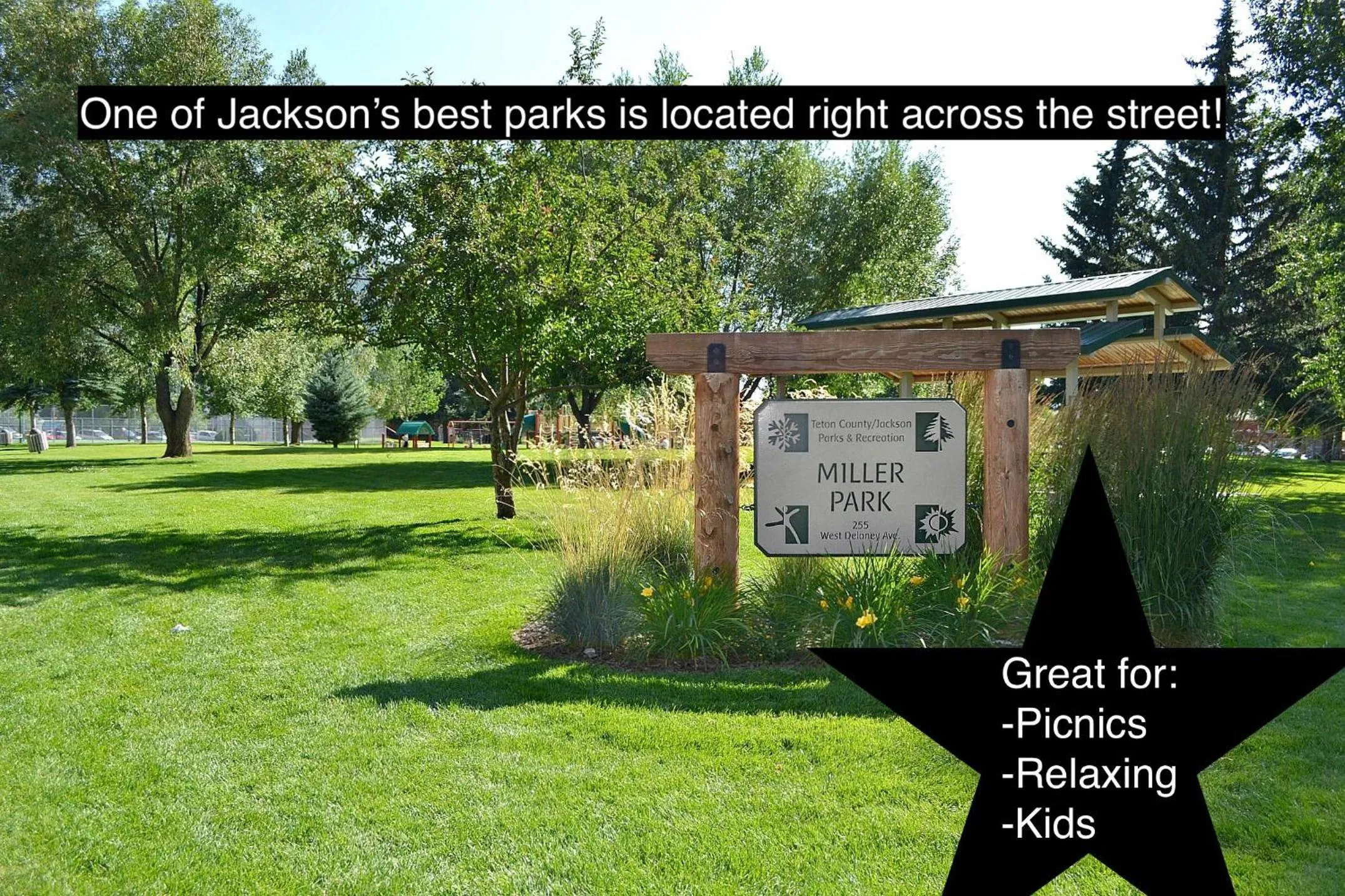 Nearby landmark in Miller Park Lodge