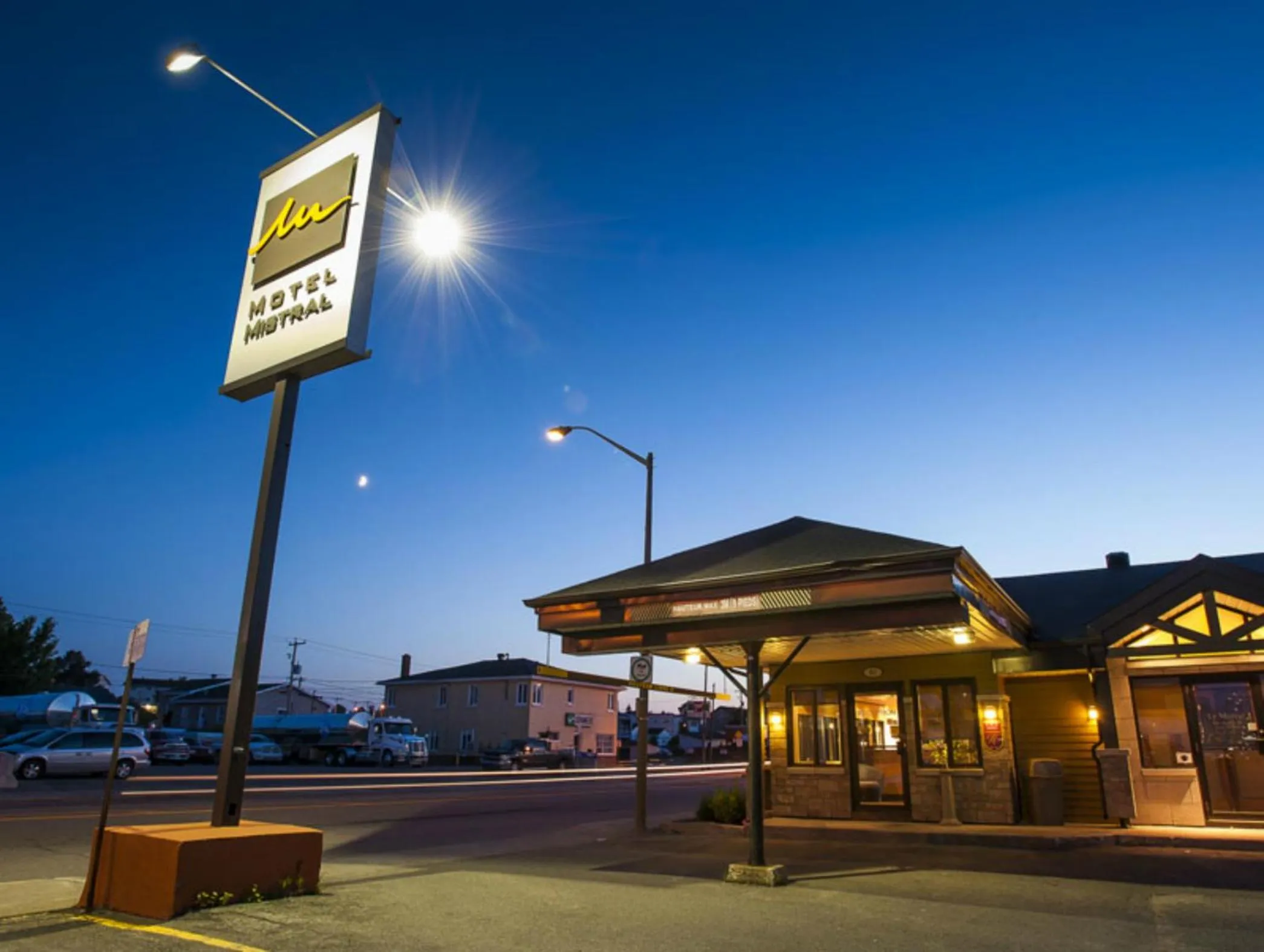 Facade/entrance in Motel Mistral