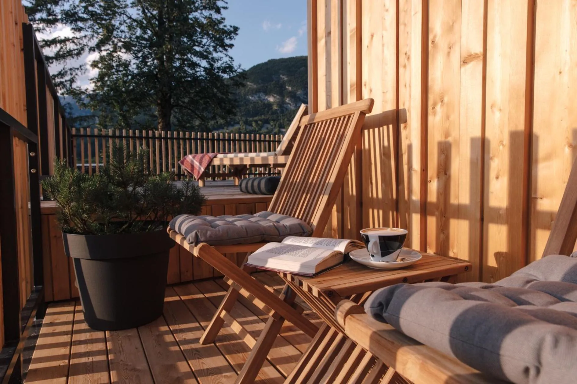 Patio in Hotel Majerca