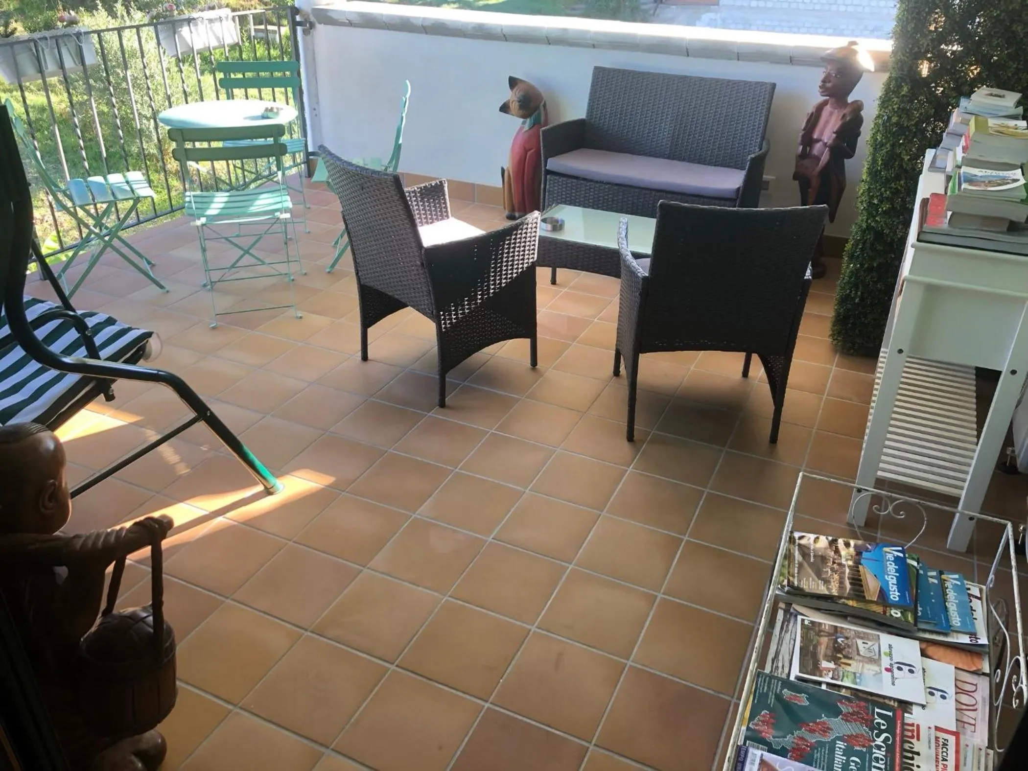 Balcony/Terrace in B&b Villa Asia