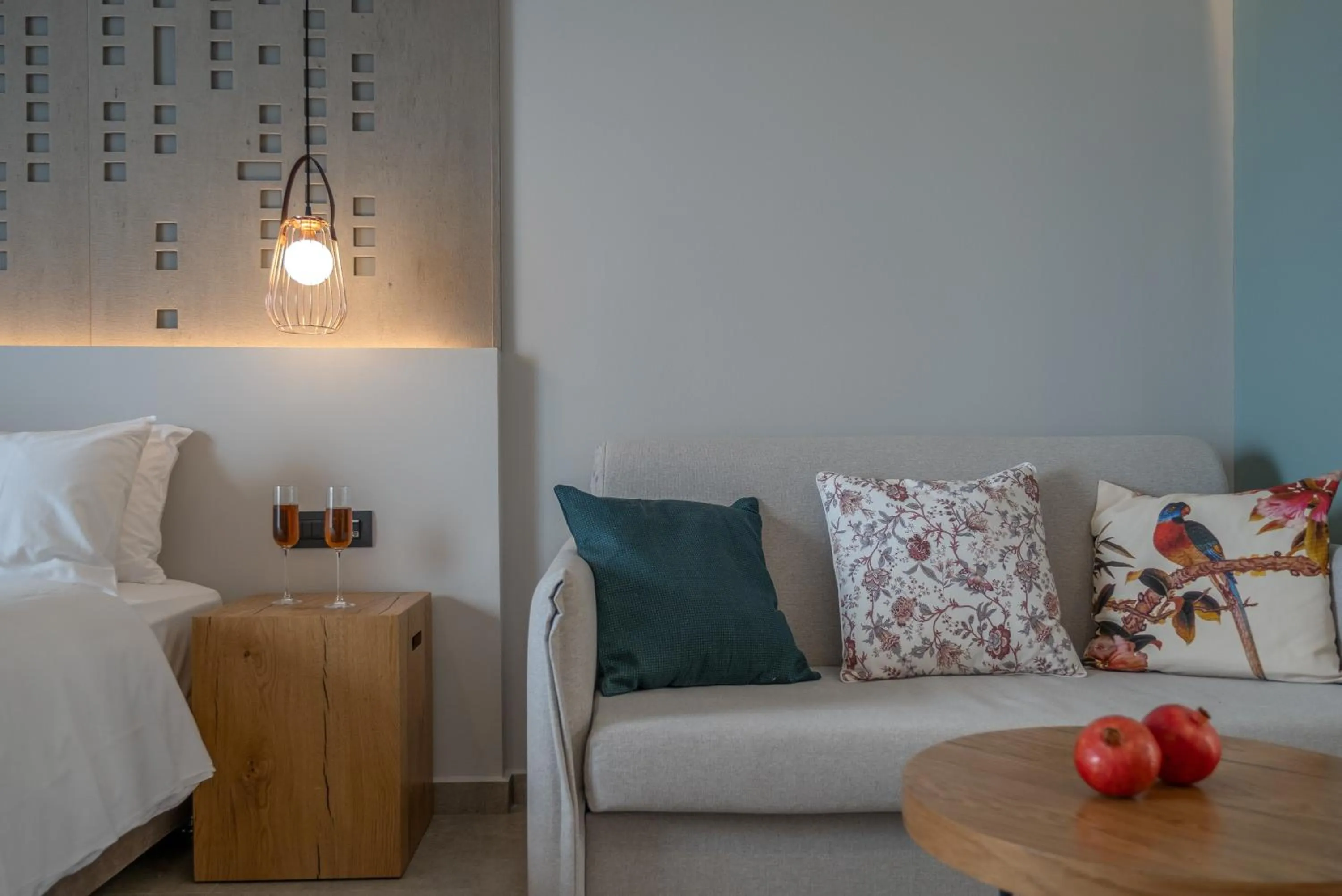 Living room, Bed in ELIXIA