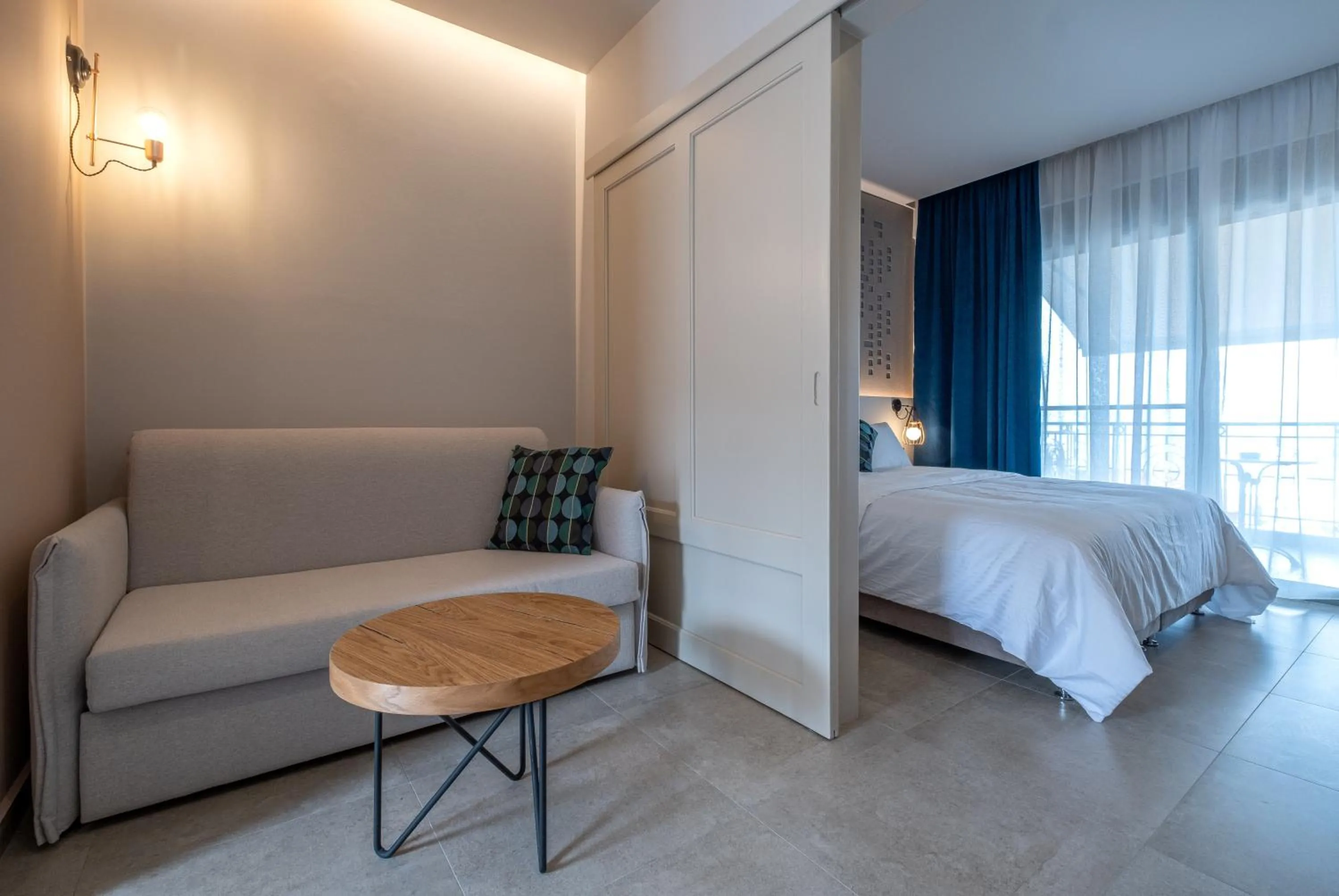 Living room, Bed in ELIXIA