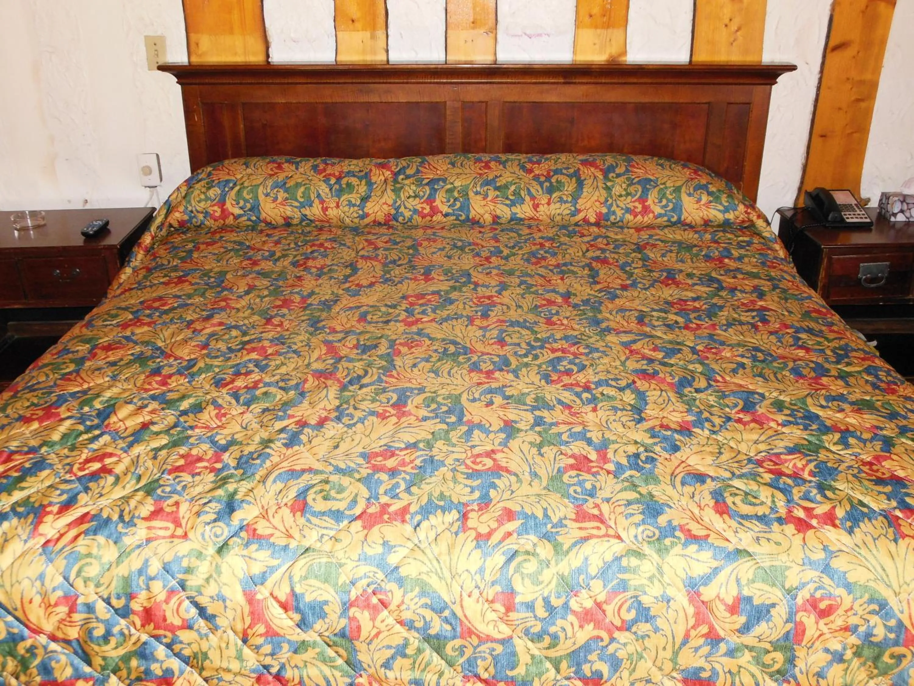 Bed in Motor Court Motel