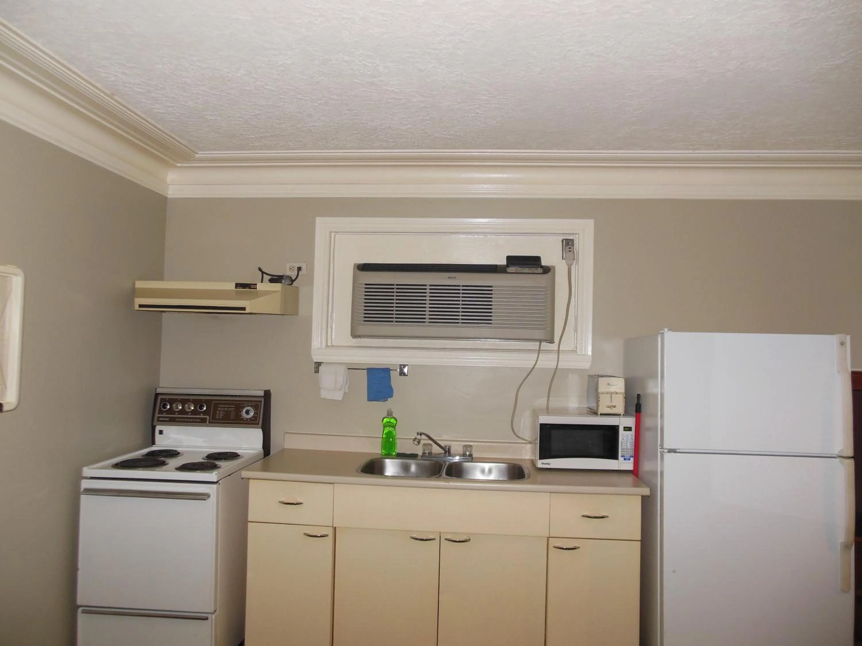 Kitchen or kitchenette in Motor Court Motel